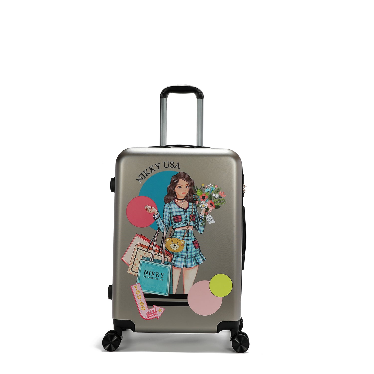 ABS PLASTIC CABIN SUITCASE <tc>NIKKY GOES SHOPPING</tc>
