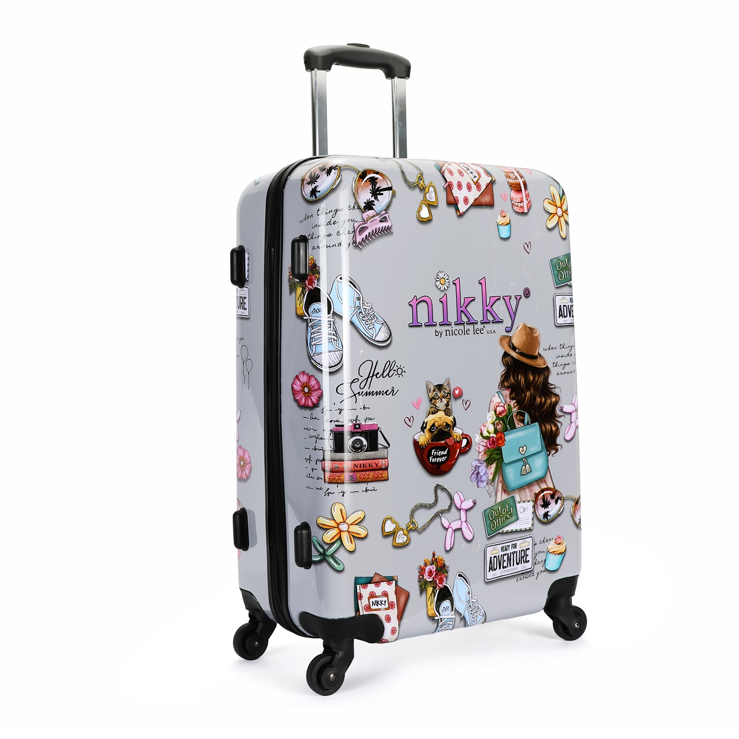 ABS PLASTIC CABIN SUITCASE <tc><tc><tc>Nikky</tc> World</tc></tc>