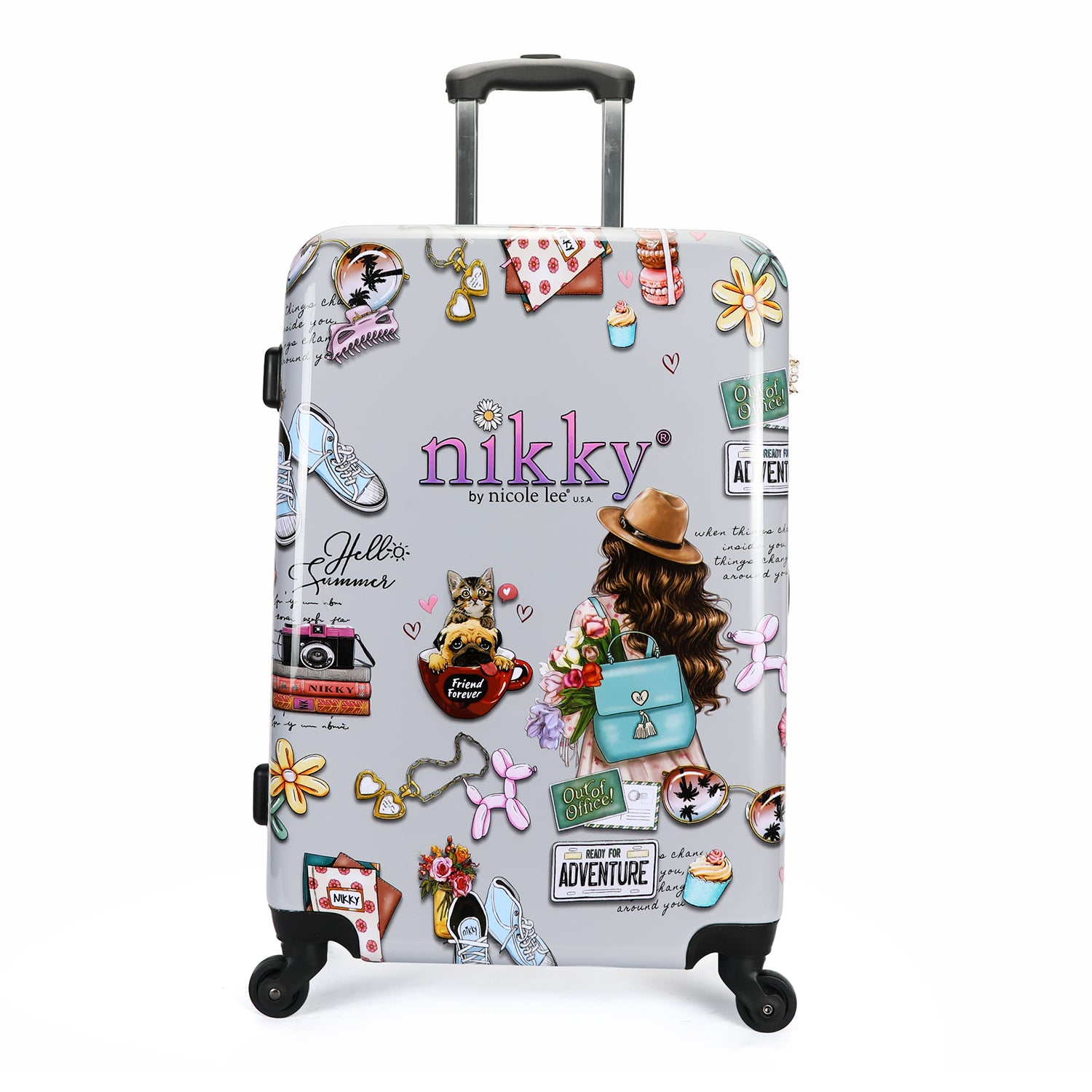 ABS PLASTIC CABIN SUITCASE <tc><tc><tc>Nikky</tc> World</tc></tc>