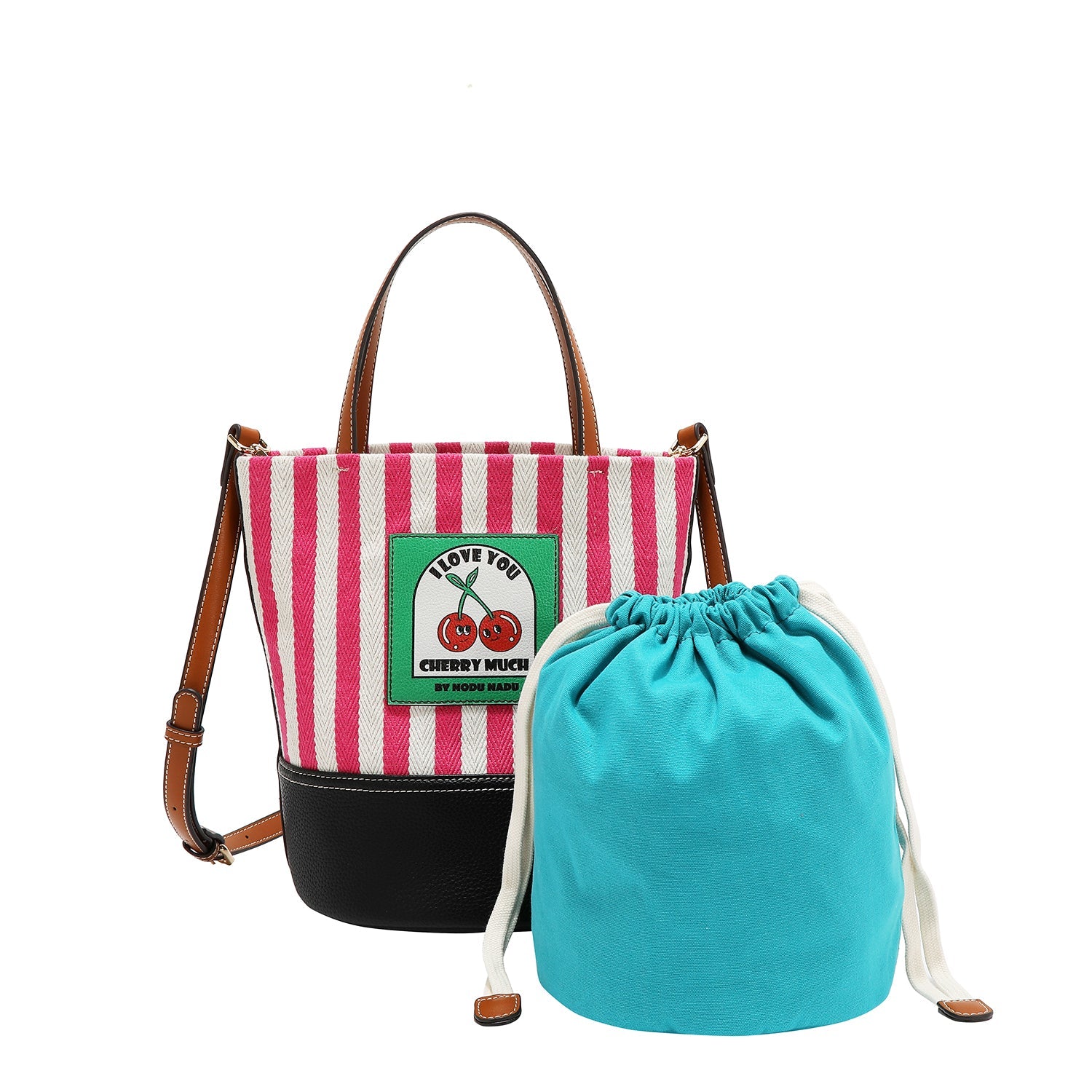 BOLSO BUCKET SOLANA (ROSA)