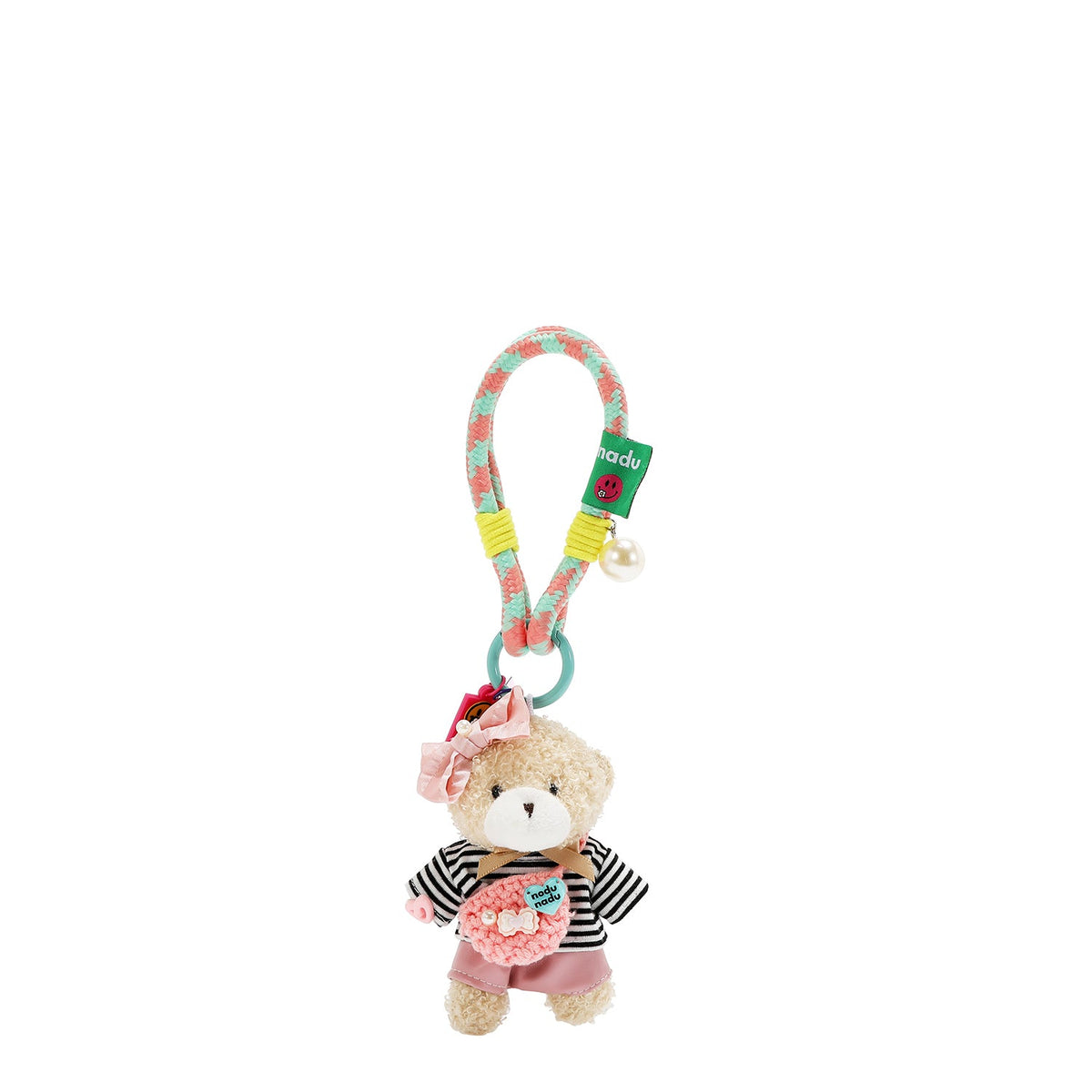 CHARM QUOTE IN PINK "BELLA BEAR"
