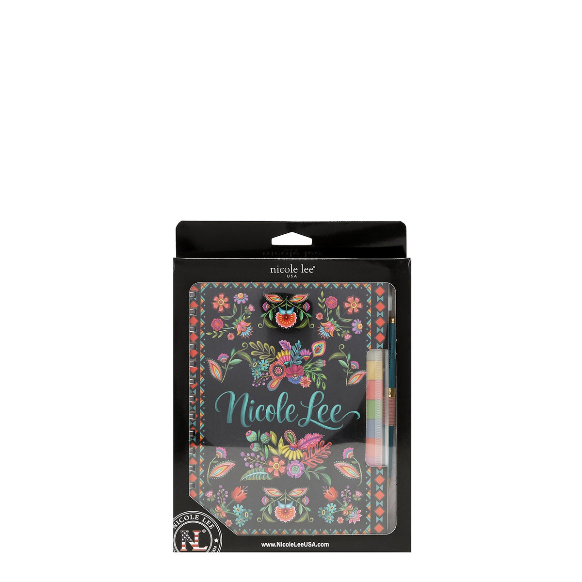 AGENDA ESPIRAL CON BOLSILLO CON CREMALLERA Y NOTAS ADHESIVAS (KEEP DREAMING)