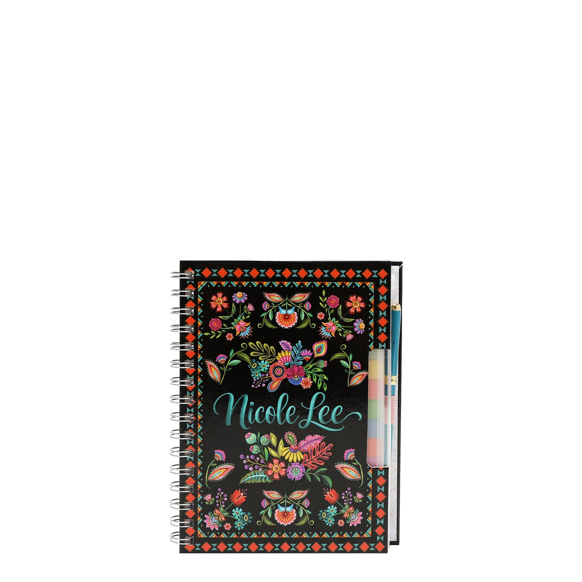 AGENDA ESPIRAL CON BOLSILLO CON CREMALLERA Y NOTAS ADHESIVAS (KEEP DREAMING)