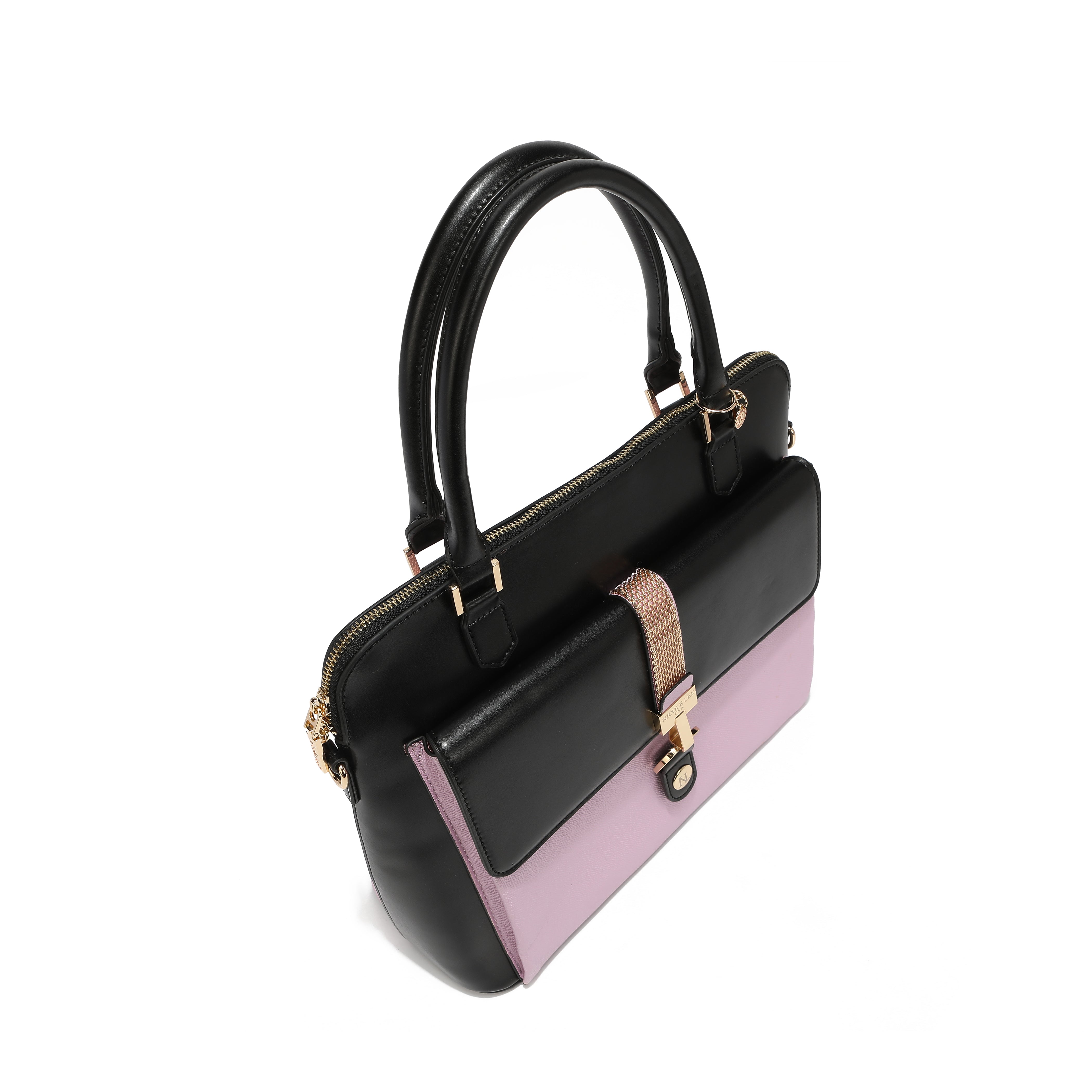 BOLSO SATCHEL DE FORMA ABOVEDADA PETRA
