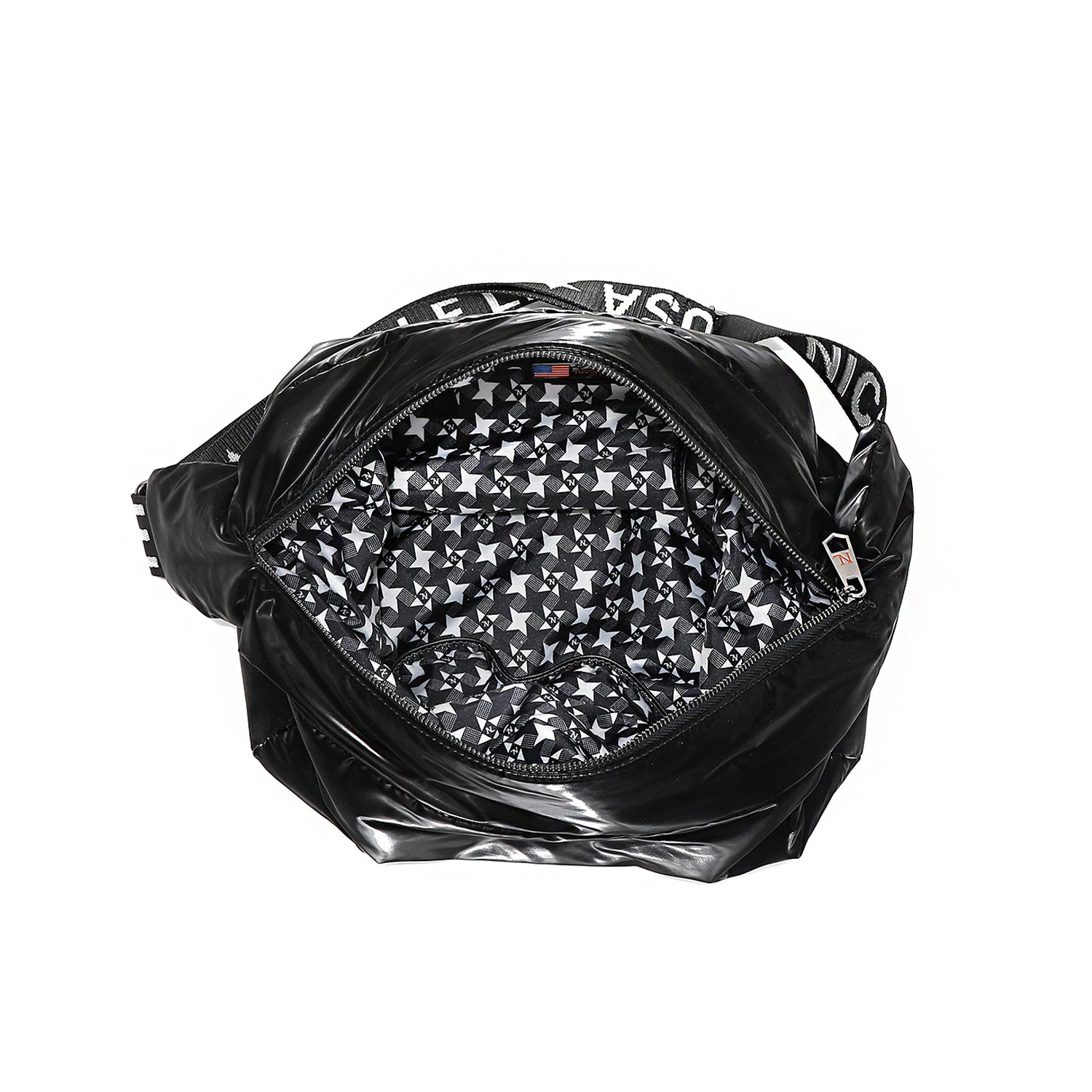 GRAND SAC À BANDOULIÈRE REMBOURRÉ (NOIR)