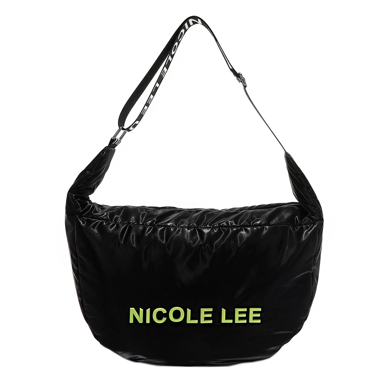GRAND SAC À BANDOULIÈRE REMBOURRÉ (NOIR)