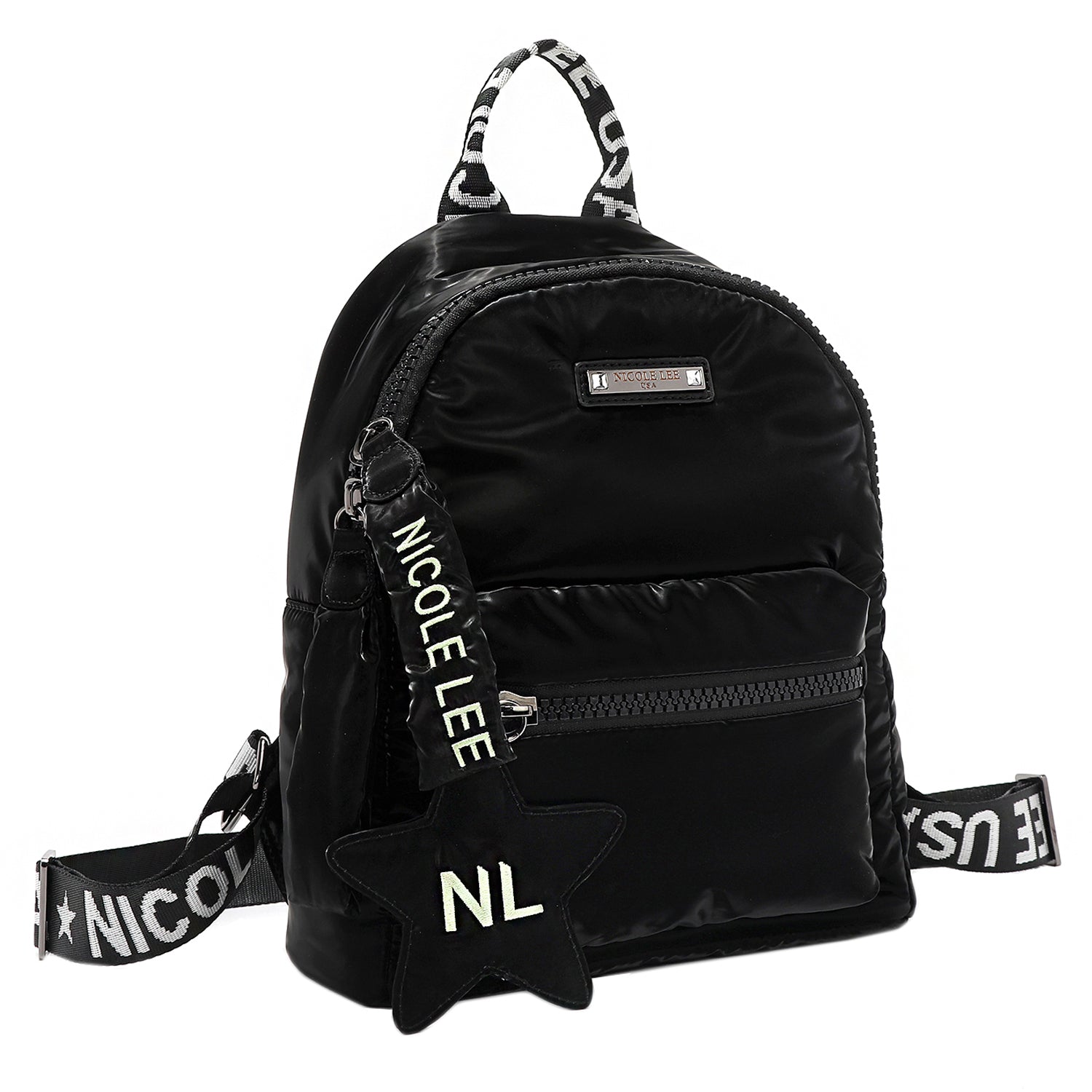 SAC À DOS MODE AVEC ÉTOILE REMBOURRÉE (NOIR)