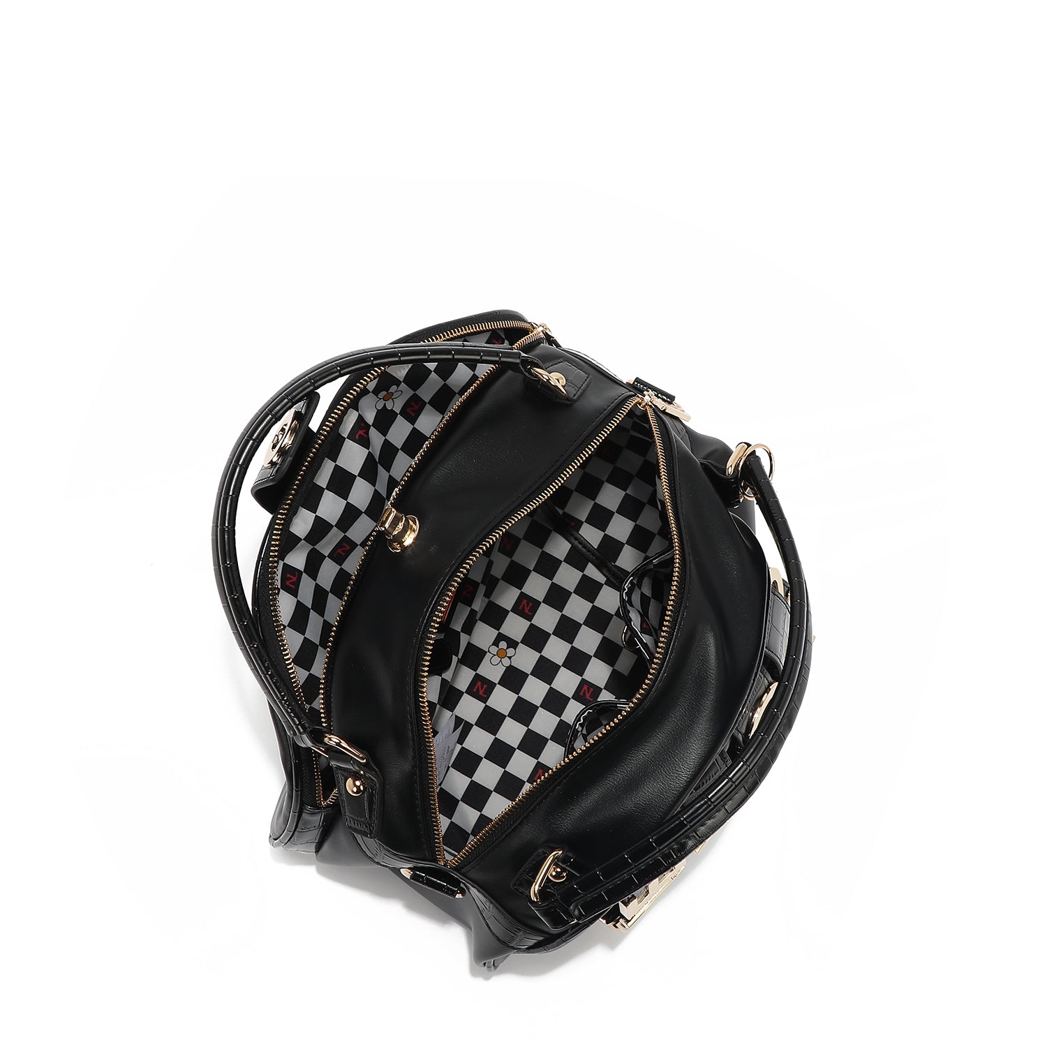 CALISTA SATCHEL DOMO (PLATEADO)