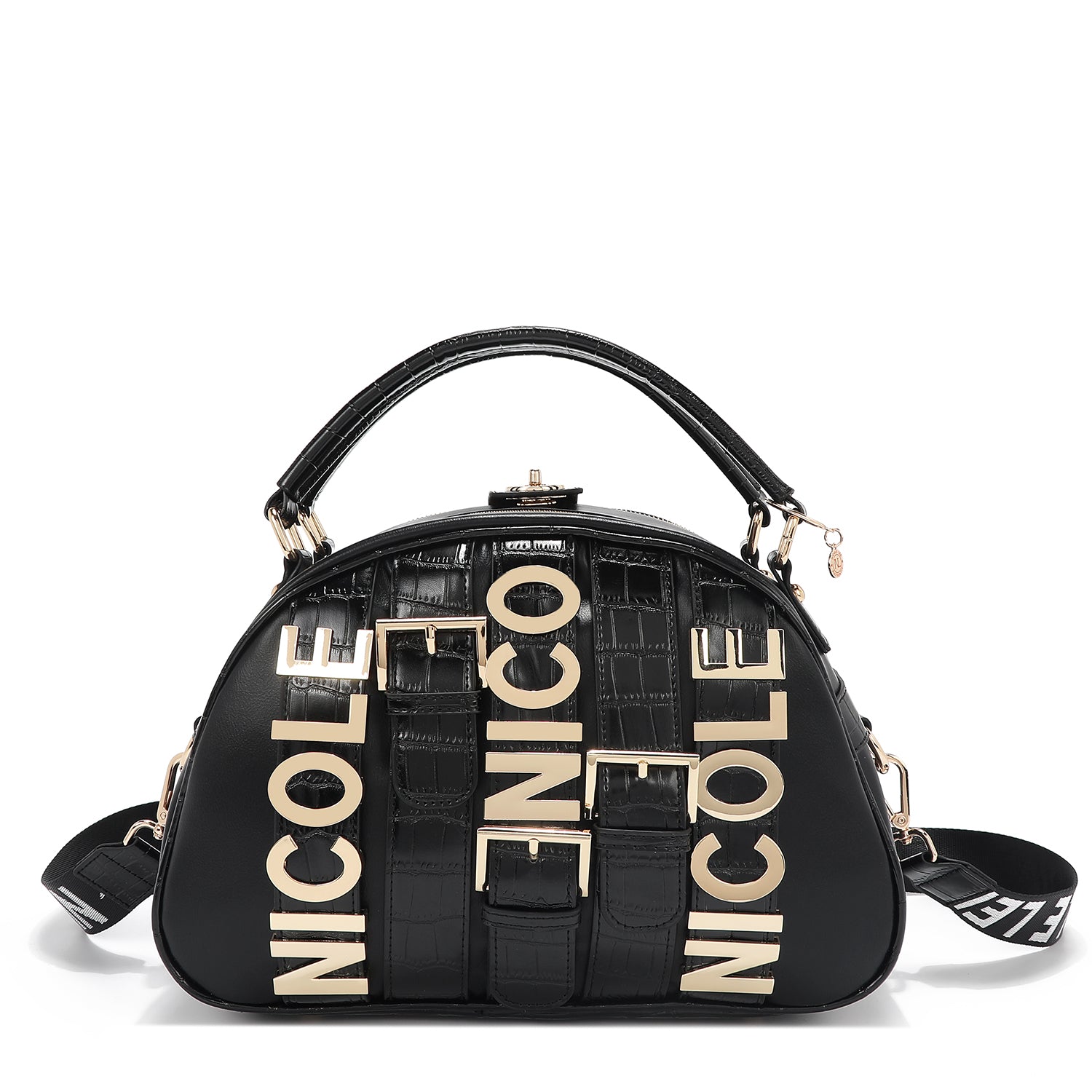CALISTA SATCHEL DOMO (NEGRO)