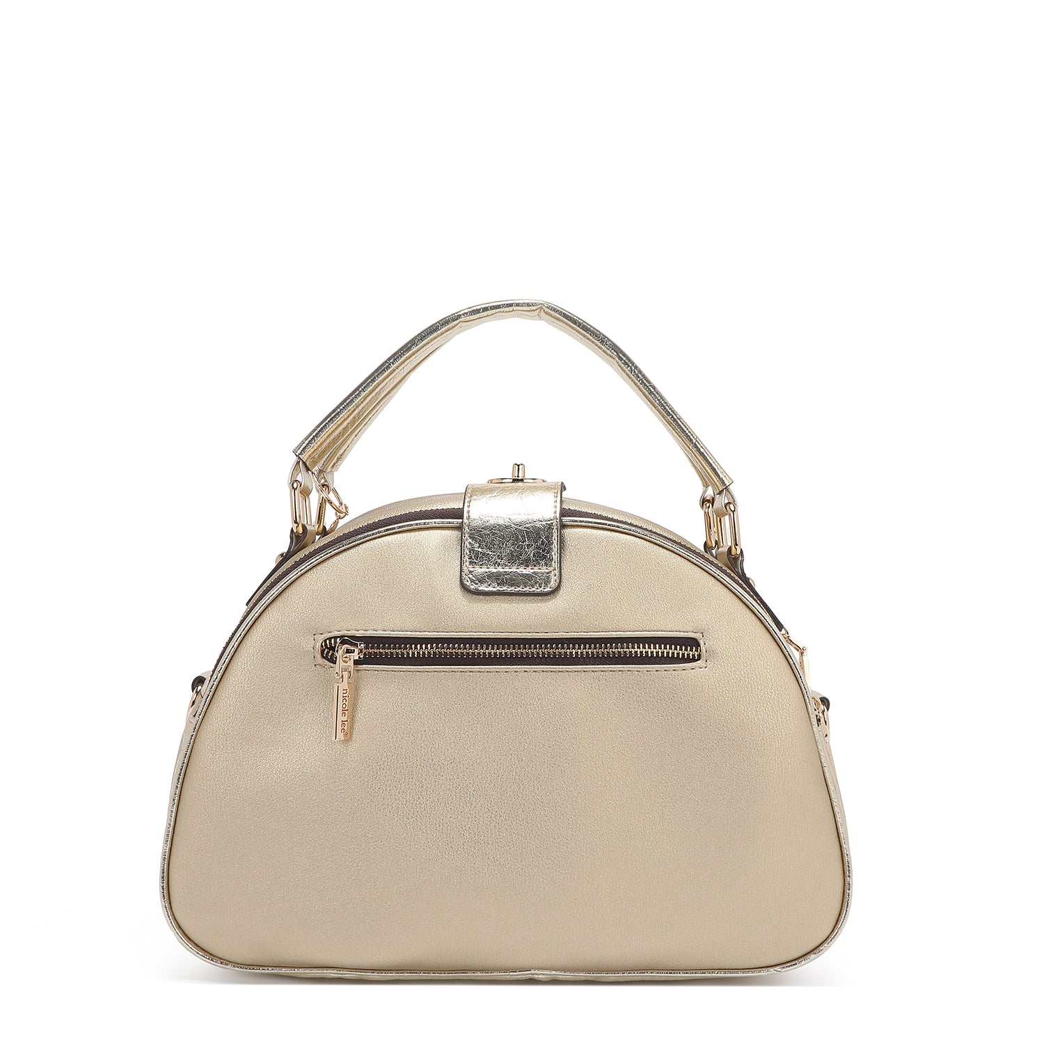 CALISTA SATCHEL DOMO (DORADO)