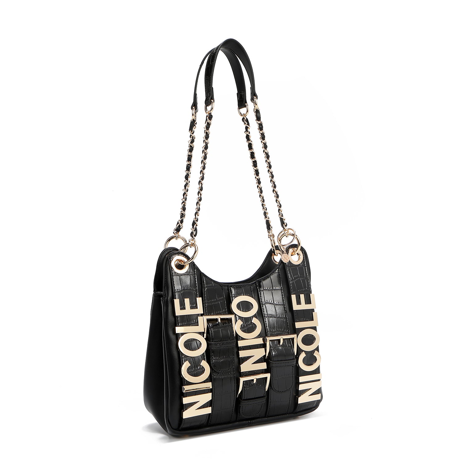 CALISTA BOLSO DE HOMBRO CON CADENA (NEGRO)