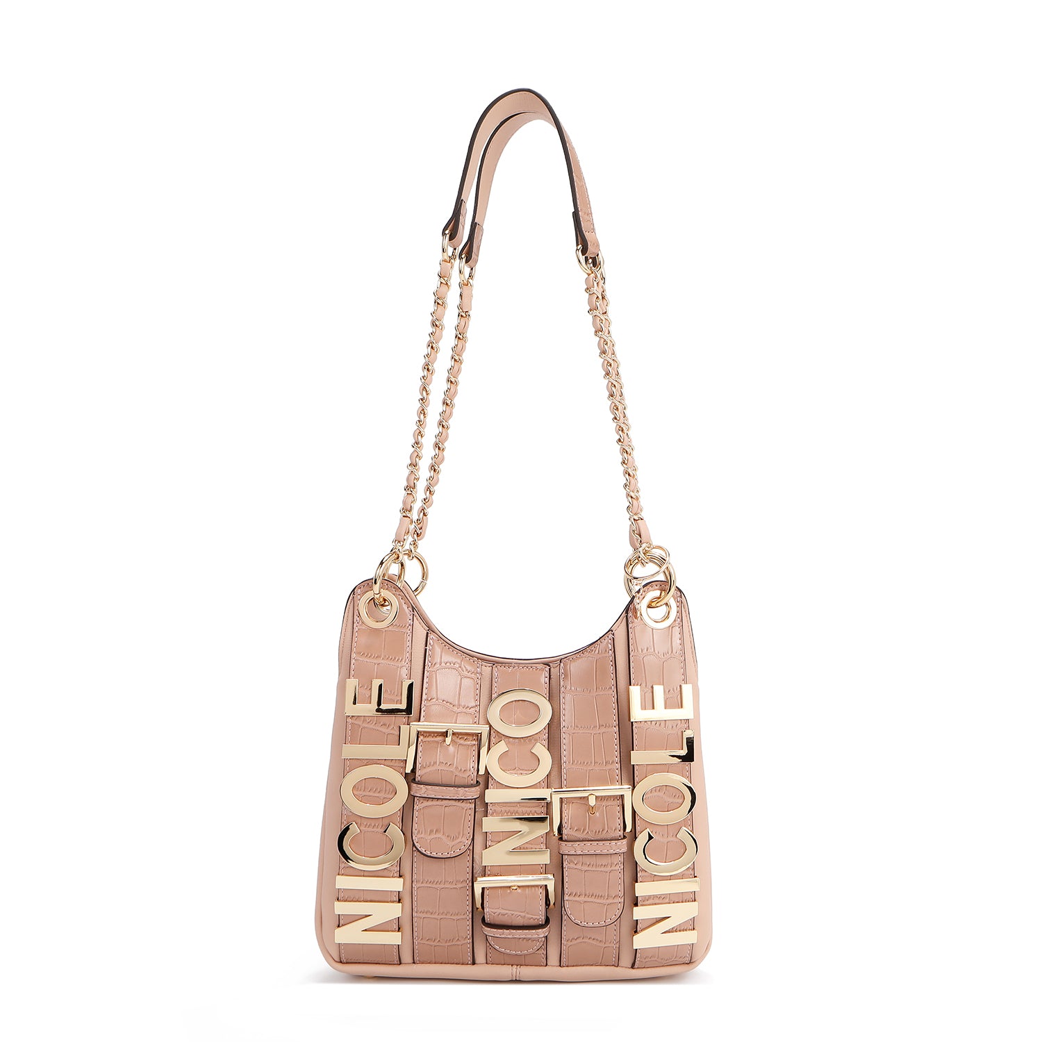 CALISTA BOLSO DE HOMBRO CON CADENA (ROSA)