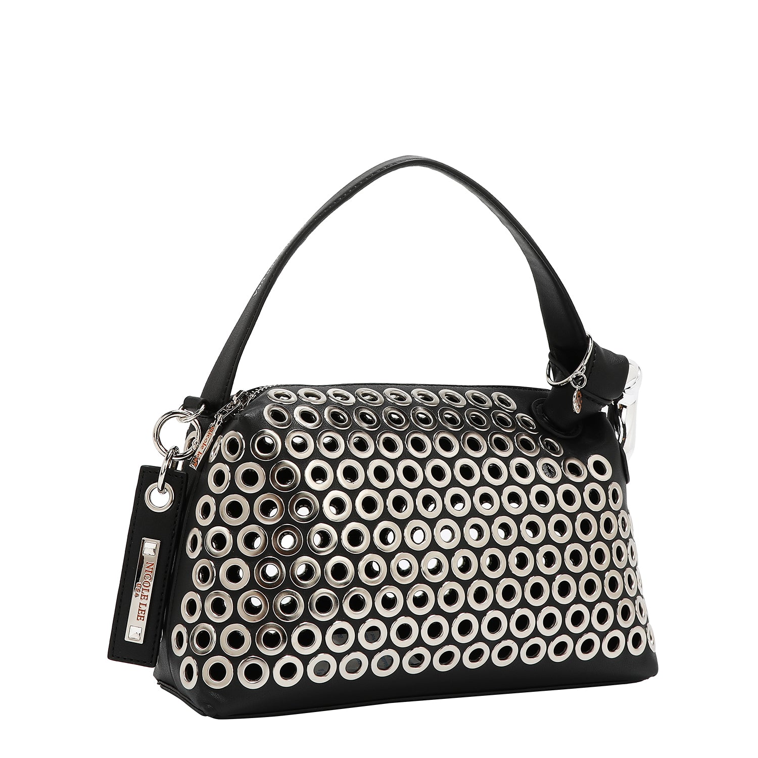 SAC BANDOULIÈRE AVEC BORD OEILLET (NOIR)