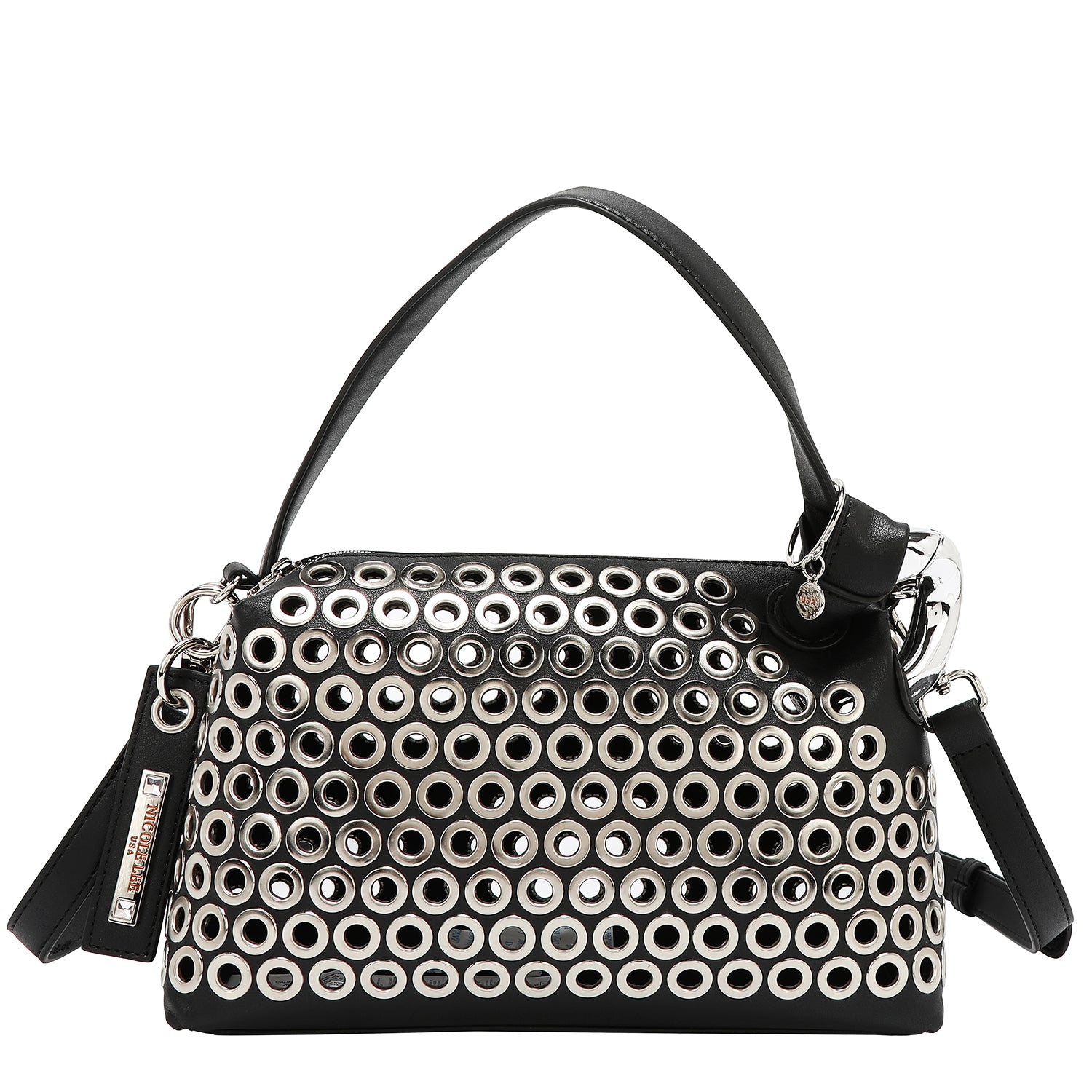 SAC BANDOULIÈRE AVEC BORD OEILLET (NOIR)