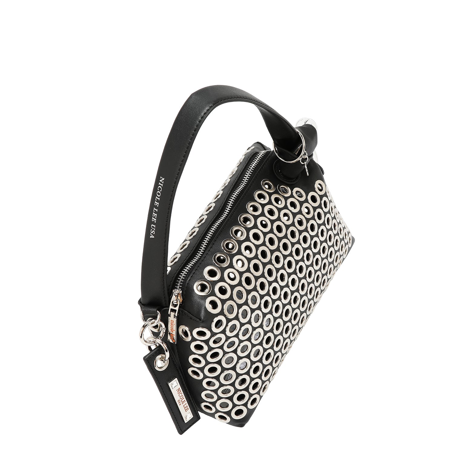SAC BANDOULIÈRE AVEC BORD OEILLET (NOIR)