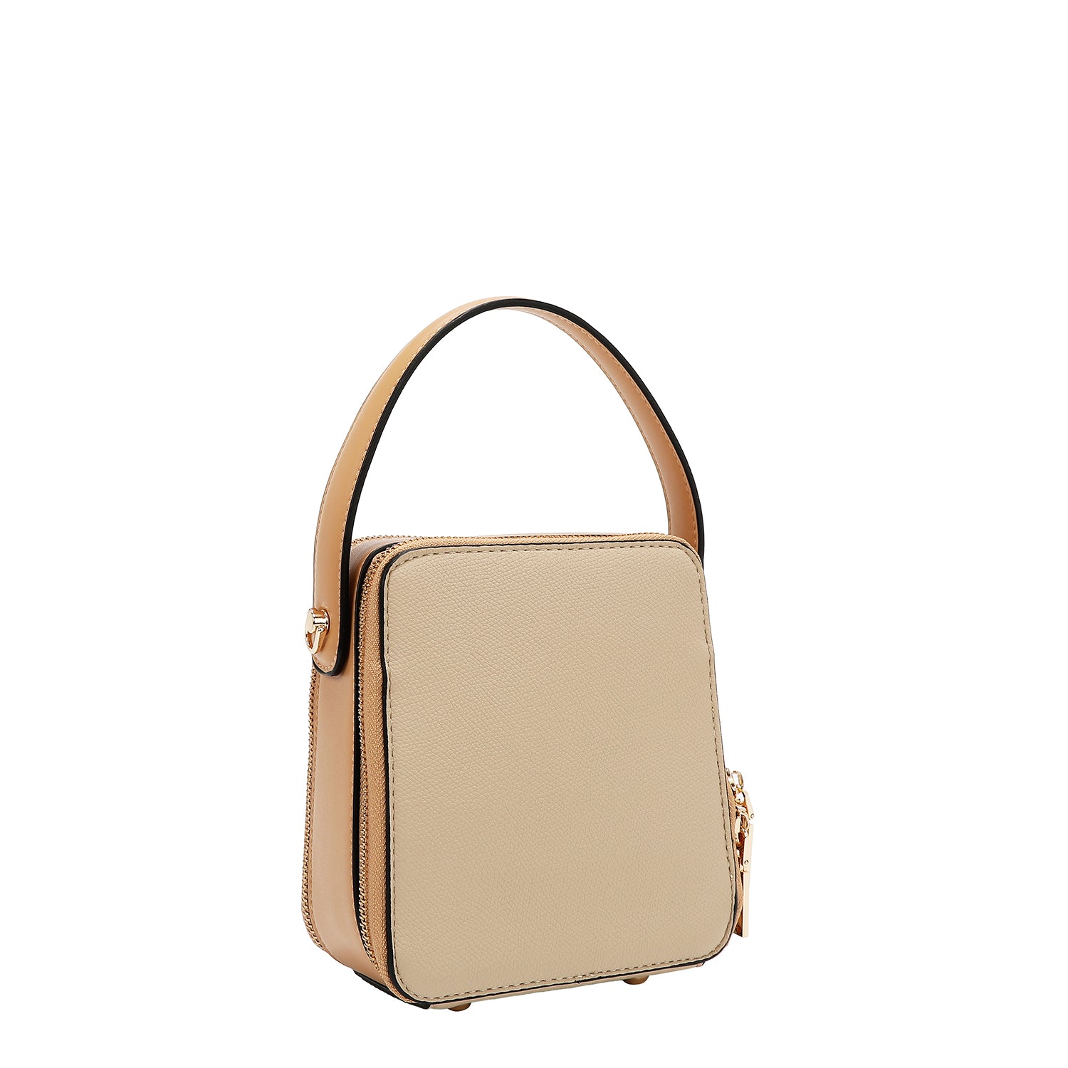 Bandolera avec des blocs de poche et de couleur (taupe)