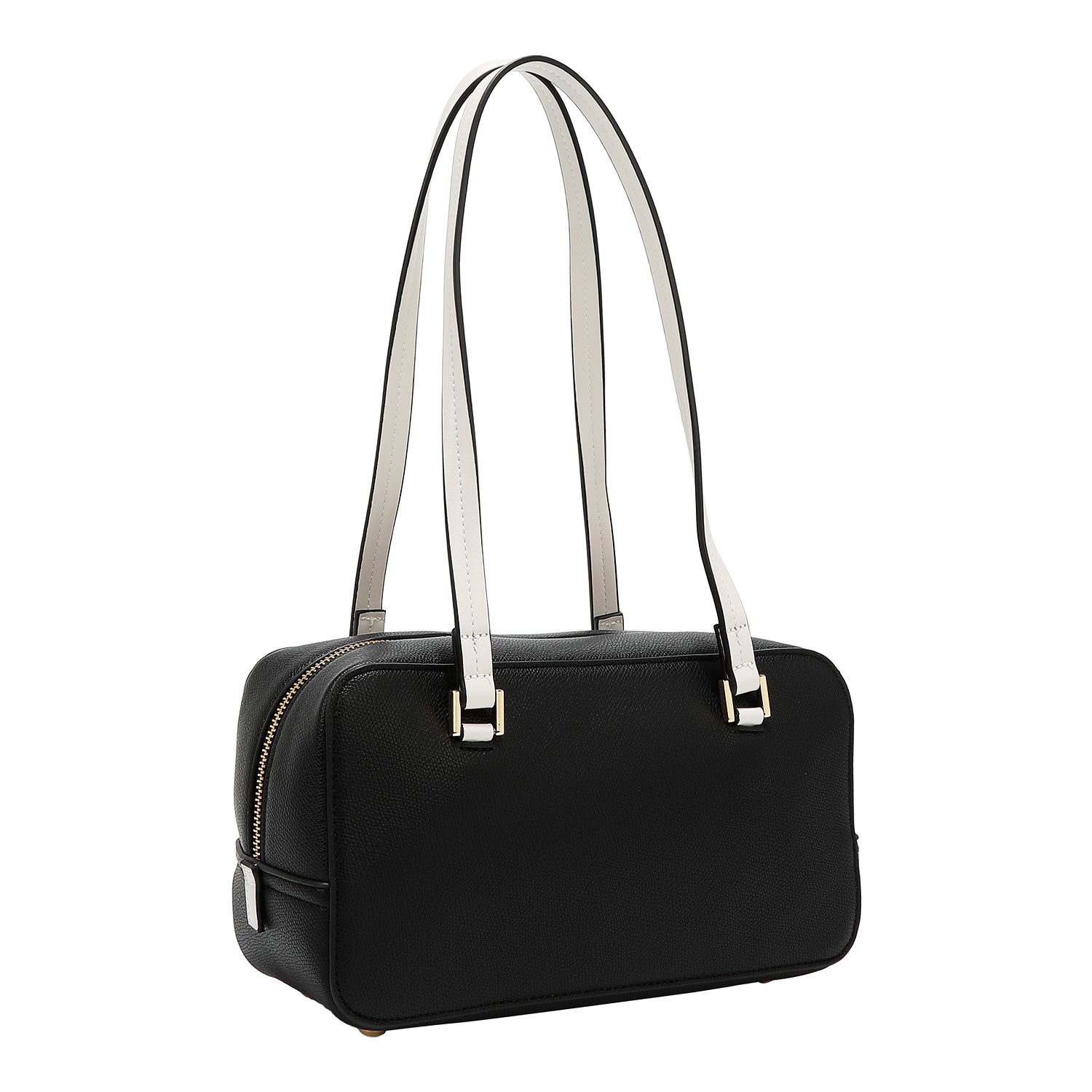Sac à bandoulière avec des blocs de poche et de couleur (noir)