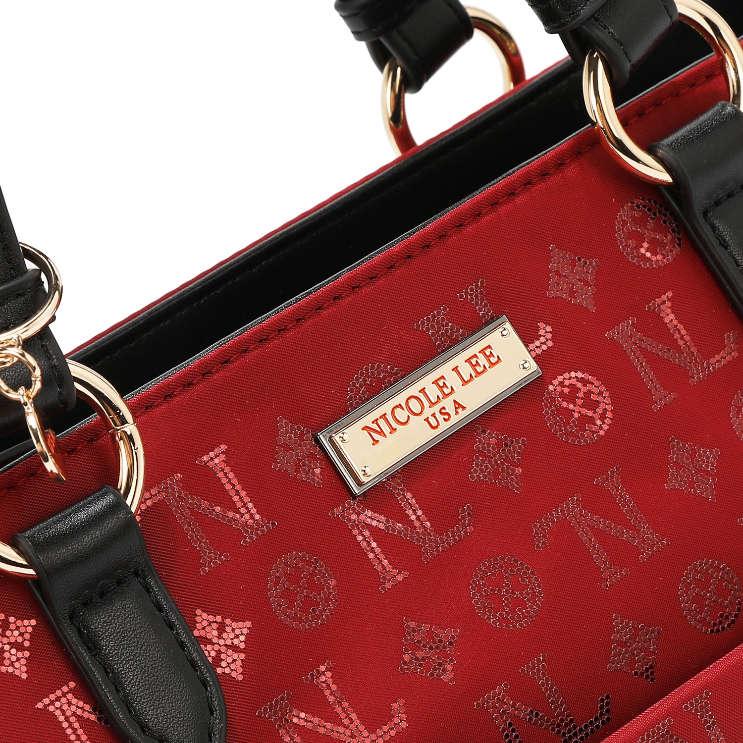 SAC À MAIN MONOGRAMME (ROUGE)