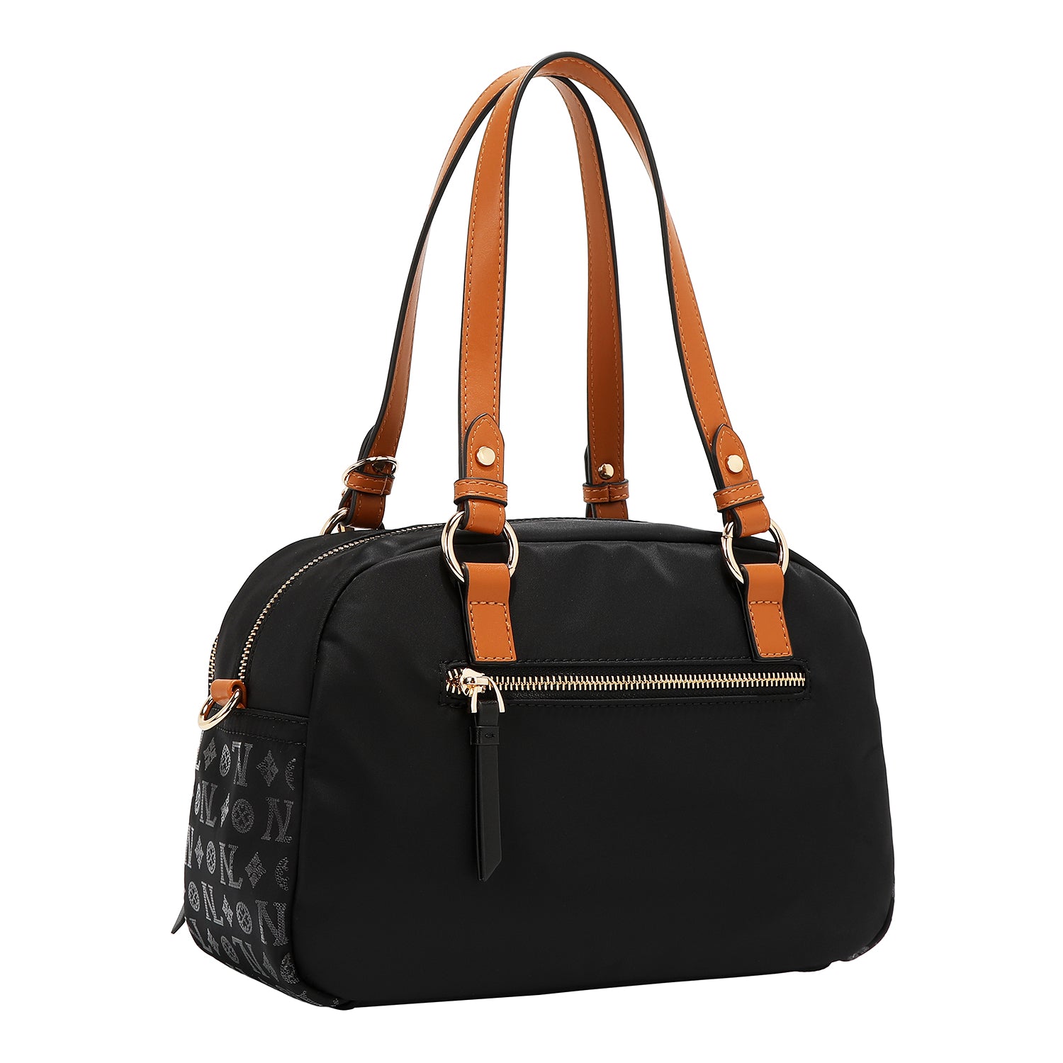 SAC BOSTON AVEC LOGO MONOGRAMME (NOIR)