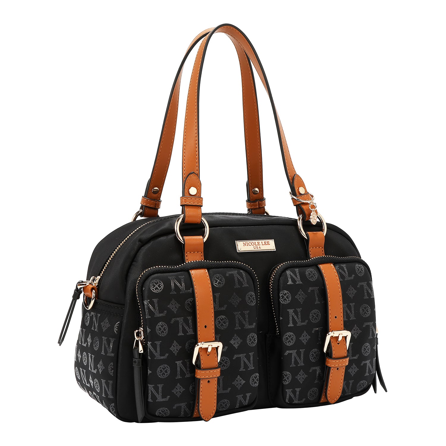 SAC BOSTON AVEC LOGO MONOGRAMME (NOIR)