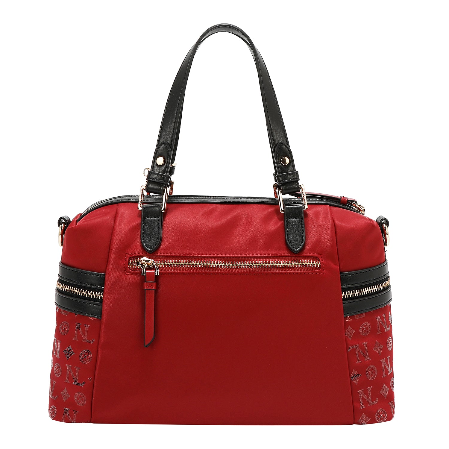 SAC CARTABLE AVEC LOGO MONOGRAMME (ROUGE)