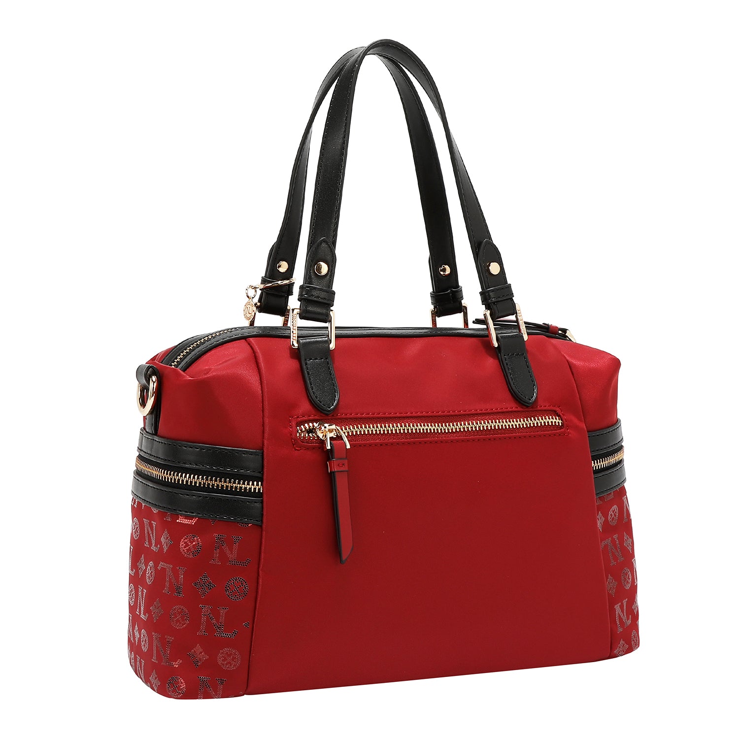 SAC CARTABLE AVEC LOGO MONOGRAMME (ROUGE)