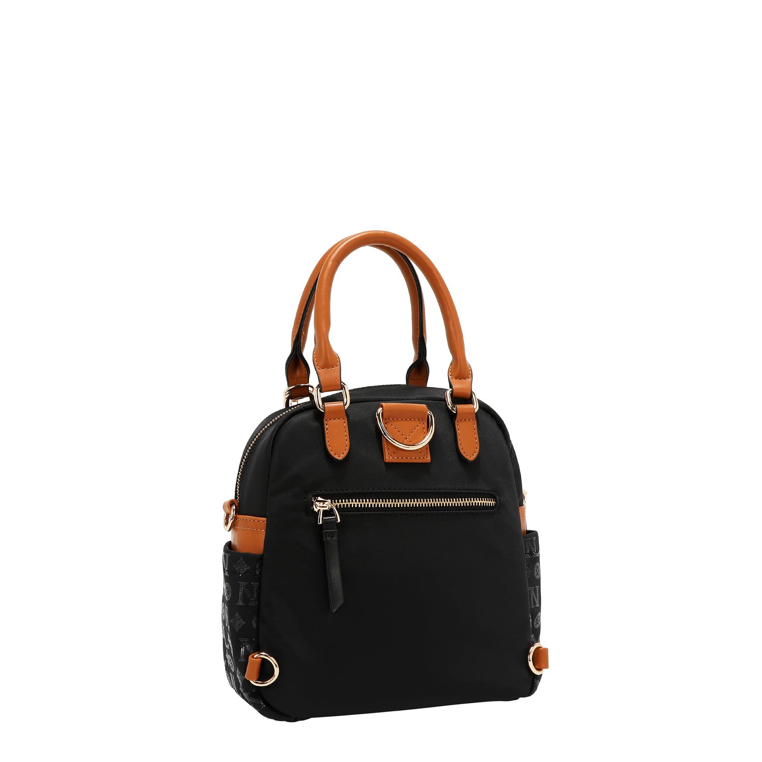 BOLSO MULTIUSOS CON LOGOTIPO DE MONOGRAMA (NEGRO)