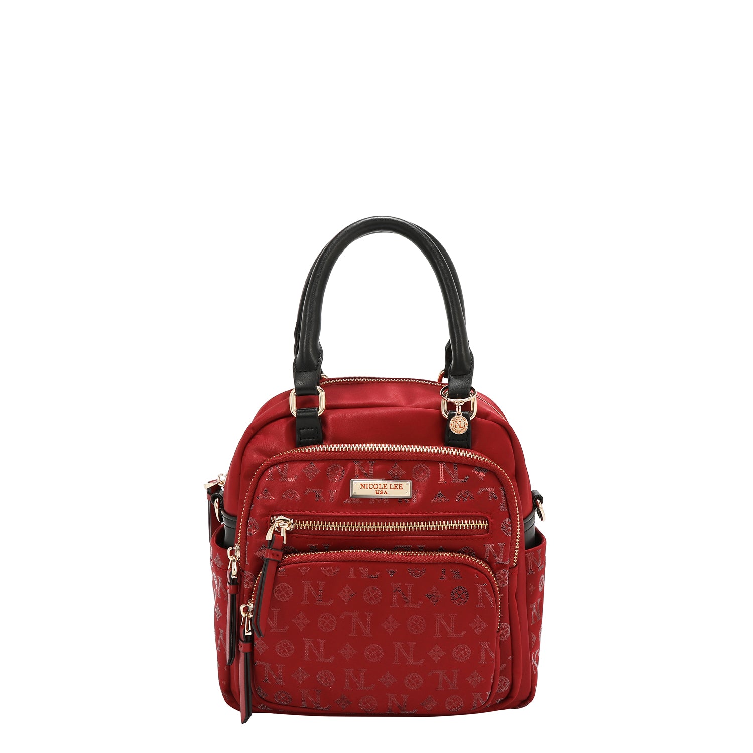 BOLSO MULTIUSOS CON LOGOTIPO DE MONOGRAMA (ROJO)