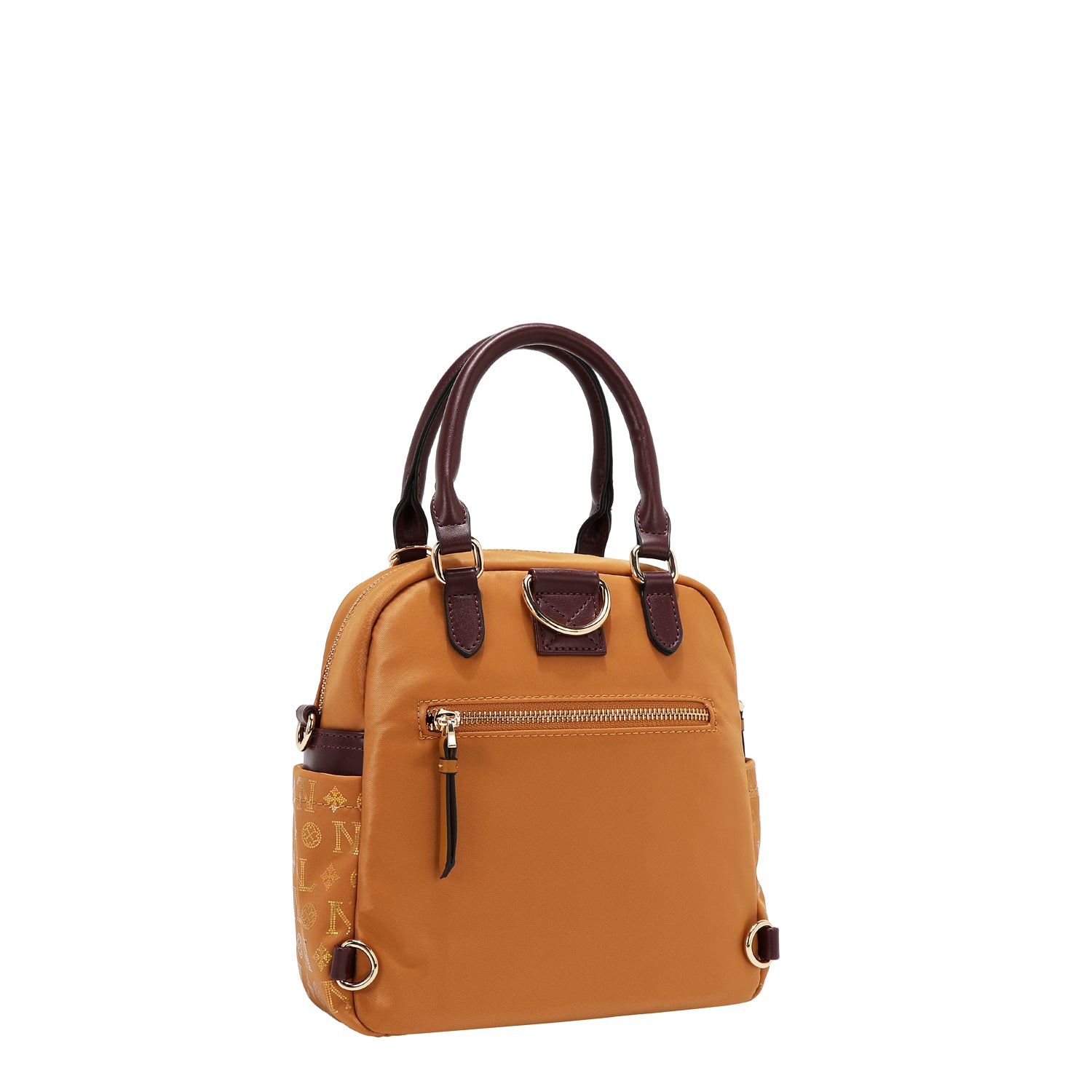 BOLSO MULTIUSOS CON LOGOTIPO DE MONOGRAMA (CAMEL)
