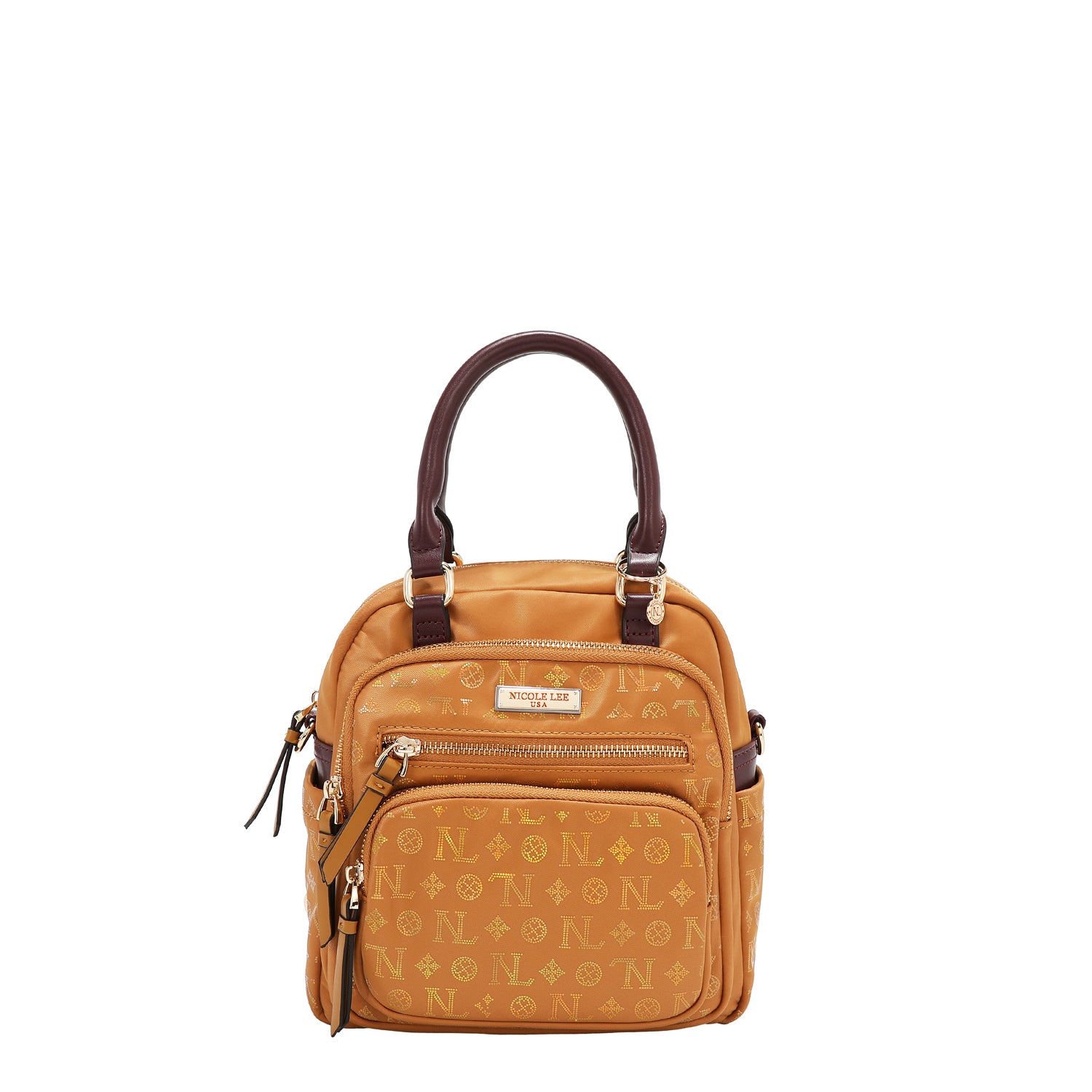 BOLSO MULTIUSOS CON LOGOTIPO DE MONOGRAMA (CAMEL)