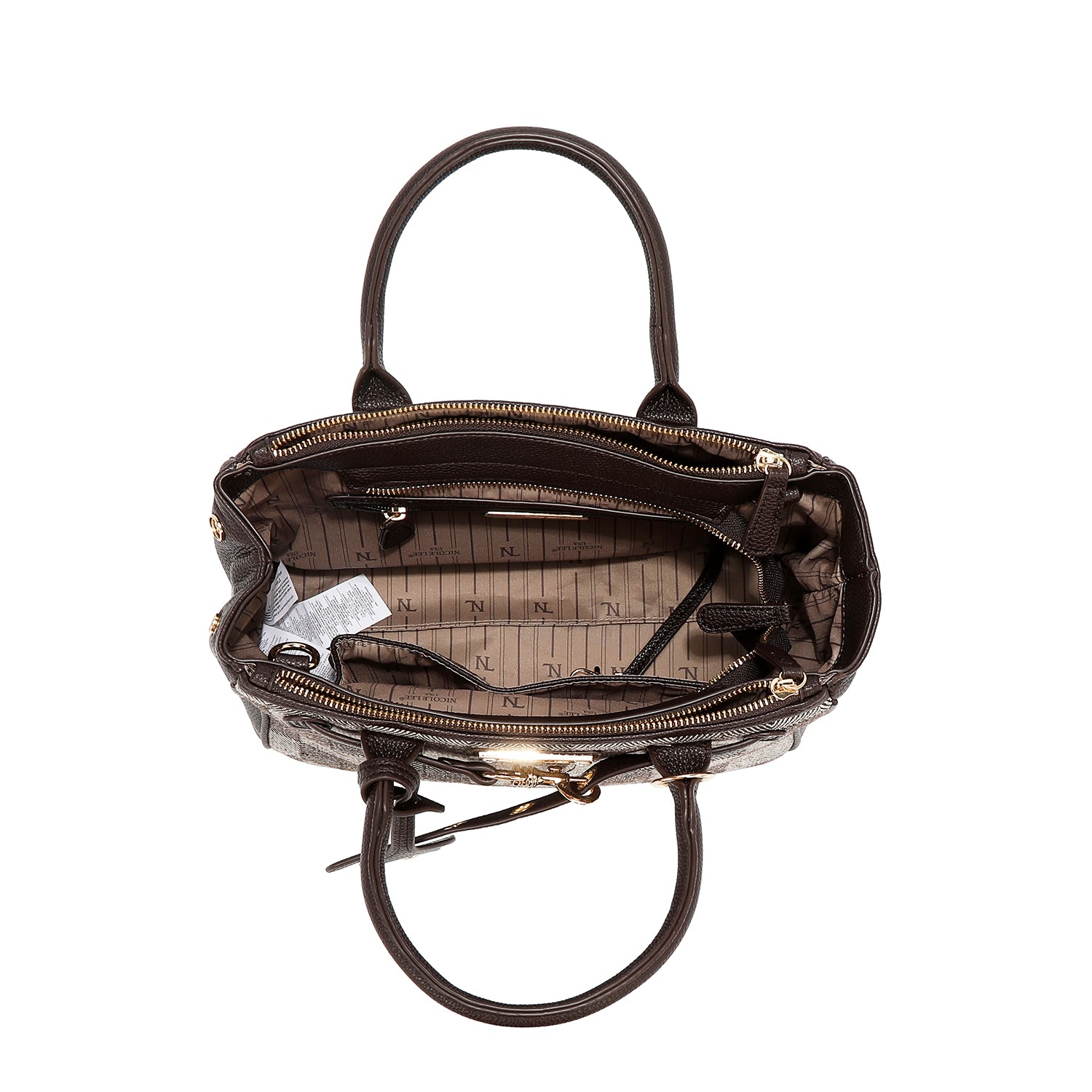 BOLSO DE CUADROS CHIC (NEGRO)