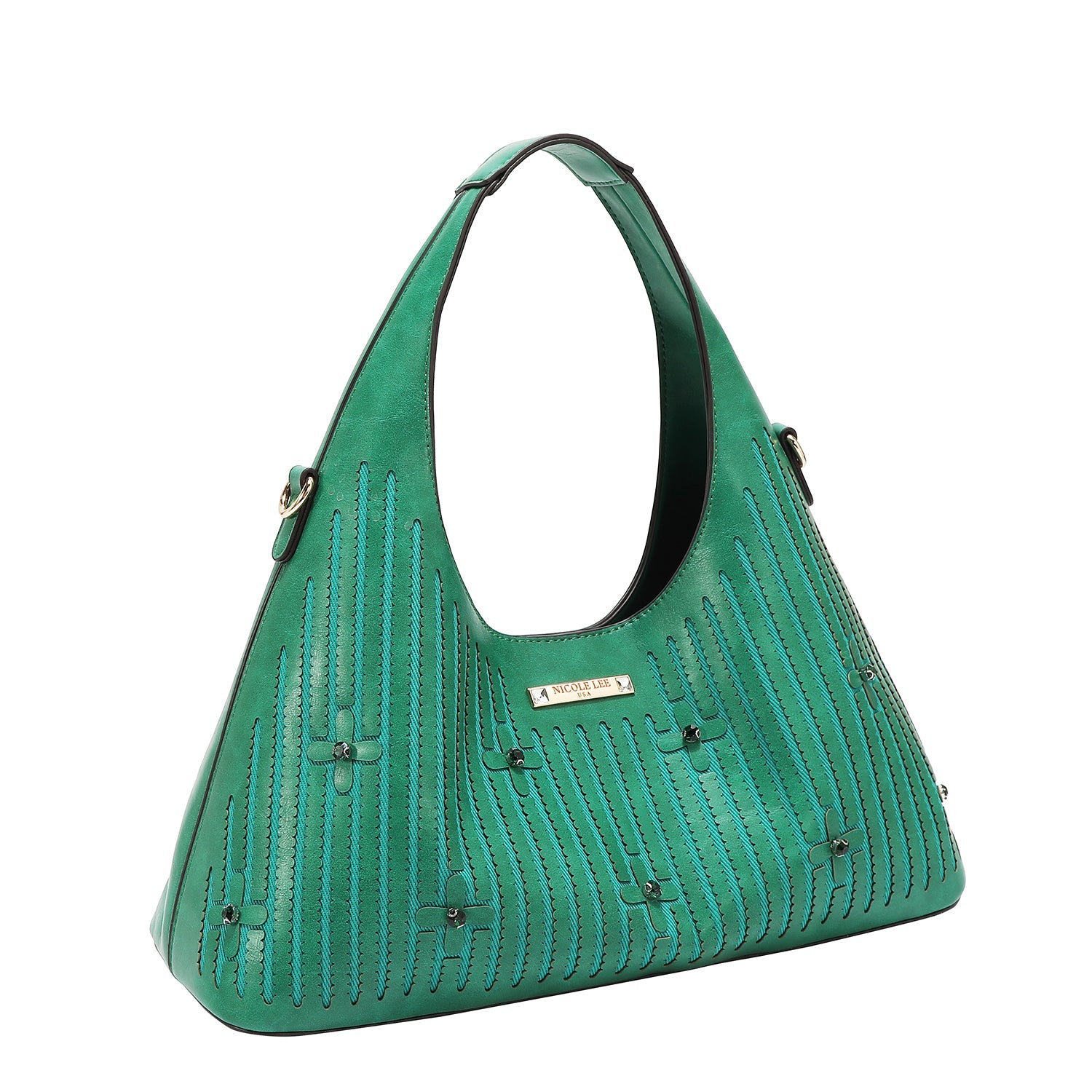 SAC À MAIN AVEC COUTURE (VERT)