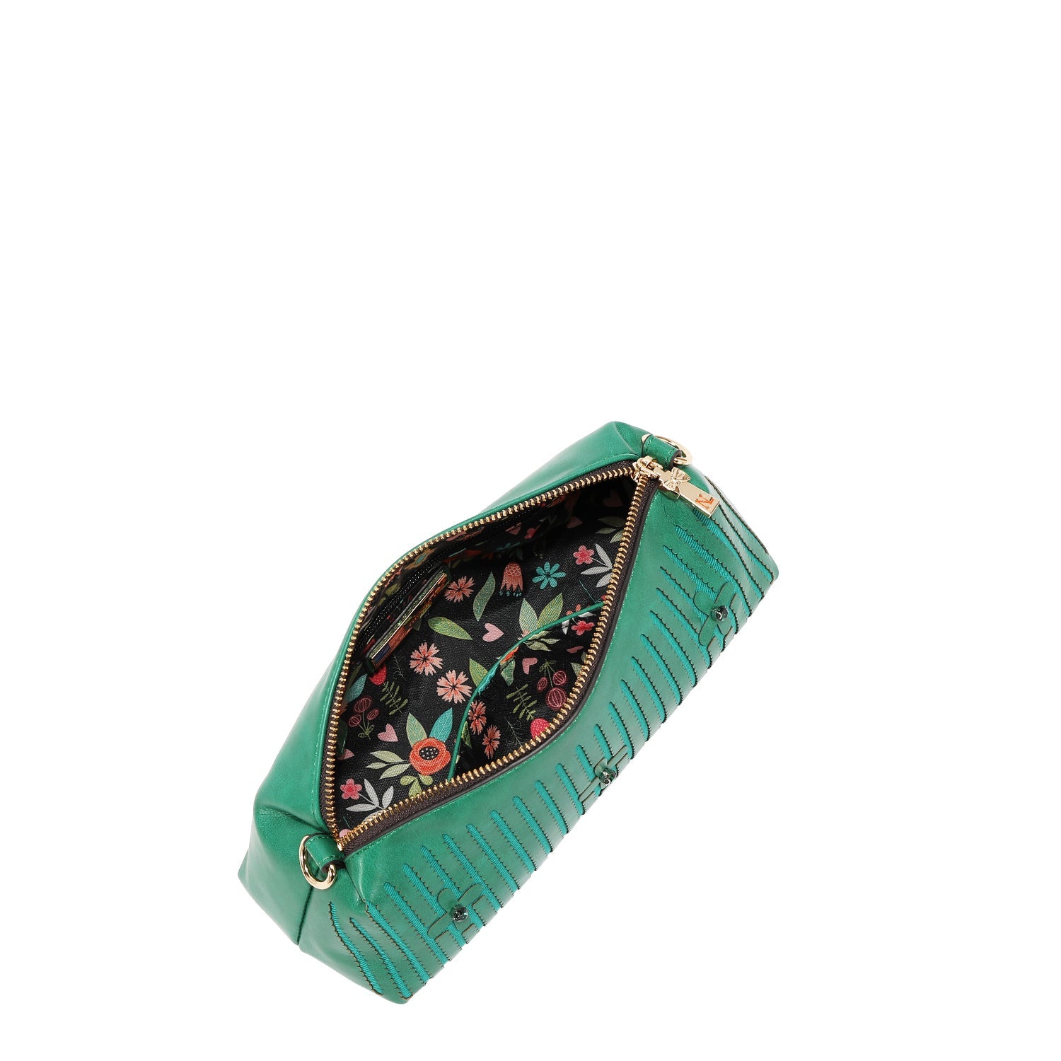 SAC À MAIN AVEC COUTURE (VERT)
