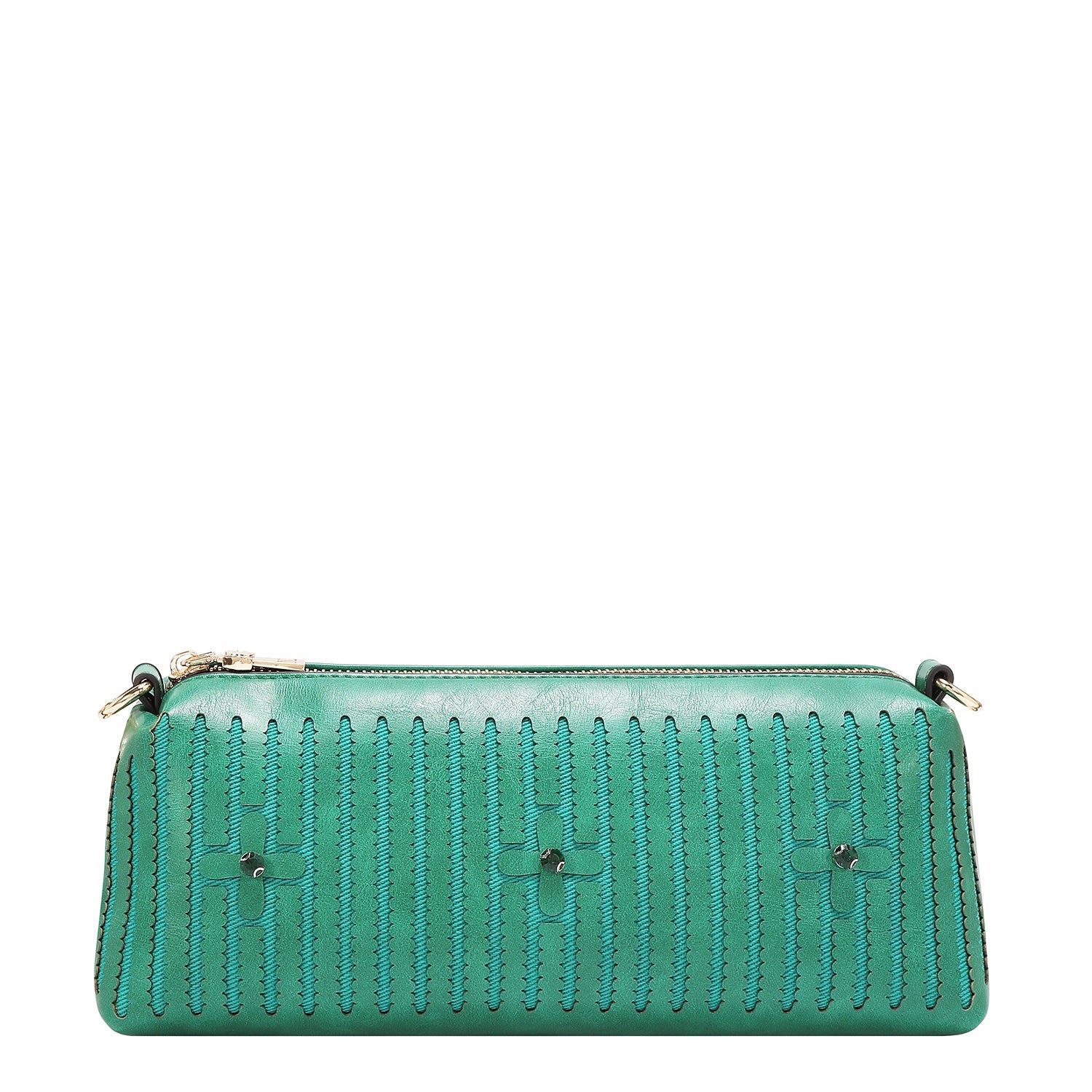 SAC À MAIN AVEC COUTURE (VERT)