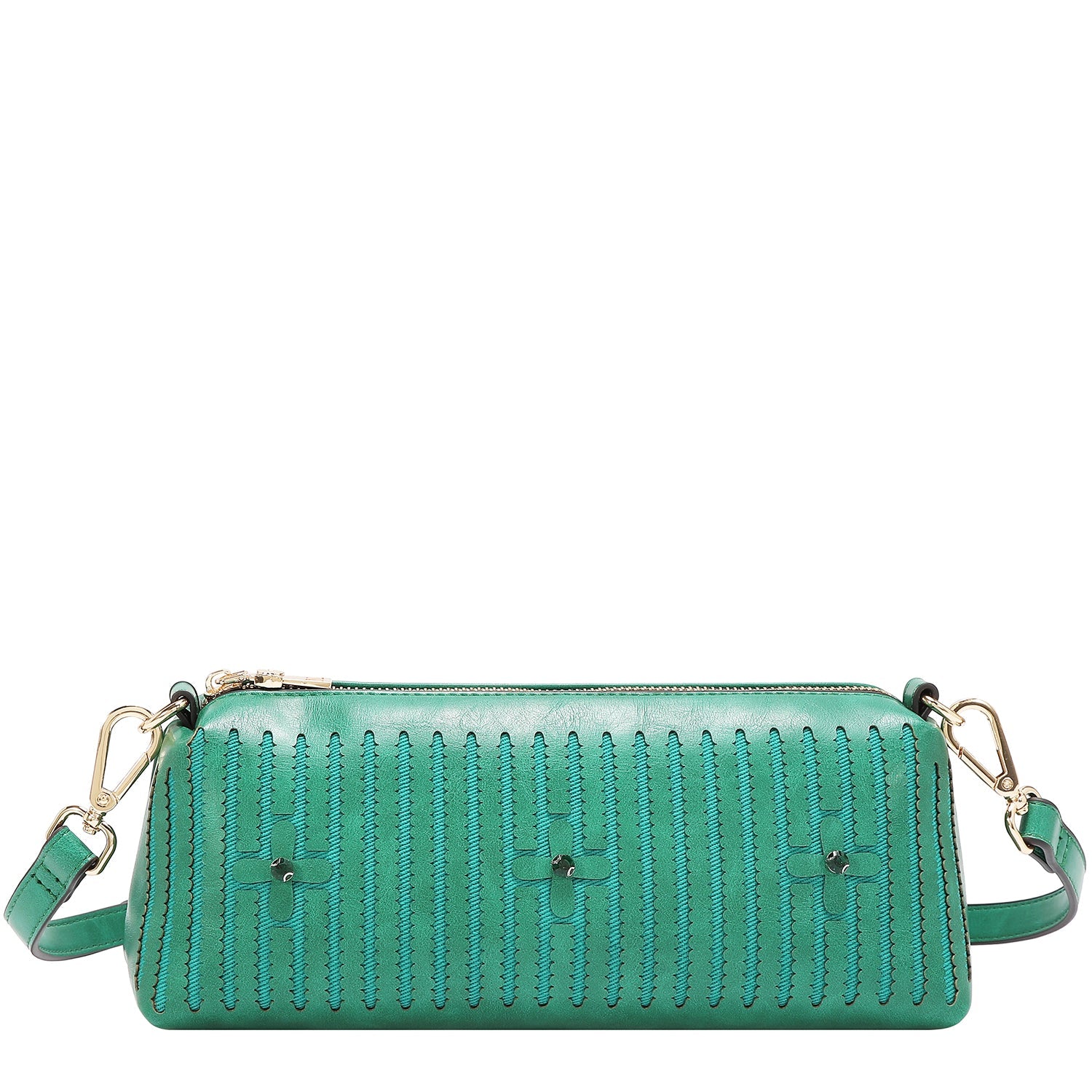 SAC À MAIN AVEC COUTURE (VERT)