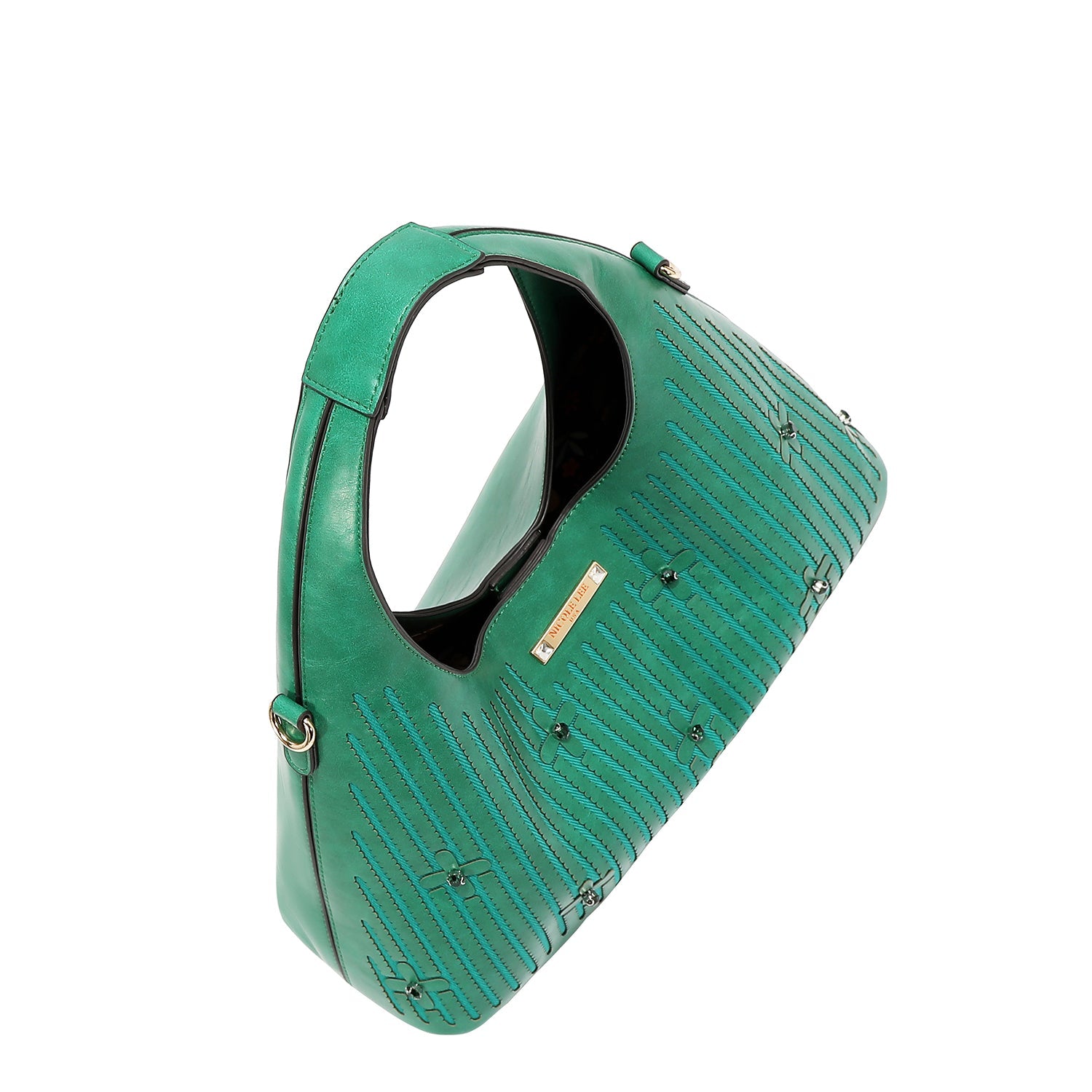SAC À MAIN AVEC COUTURE (VERT)