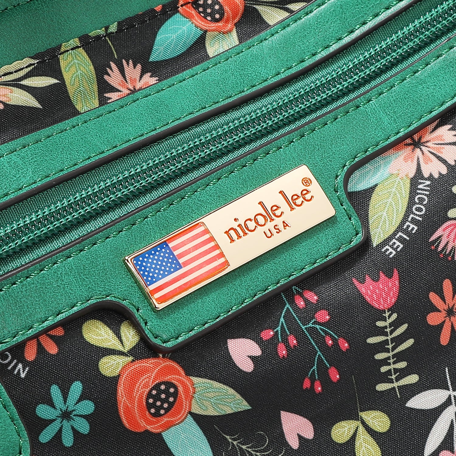 SAC CABAS AVEC COUTURE (VERT)