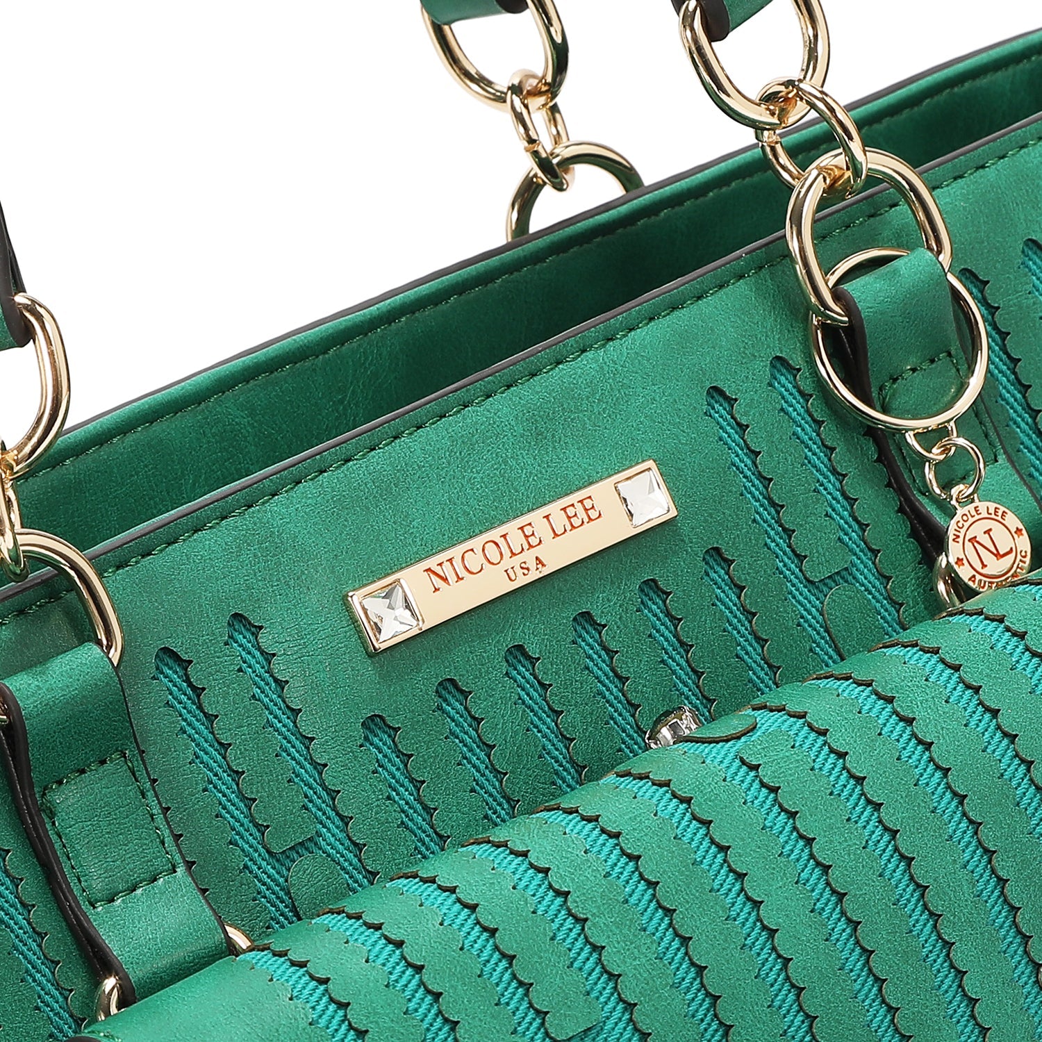 SAC CABAS AVEC COUTURE (VERT)