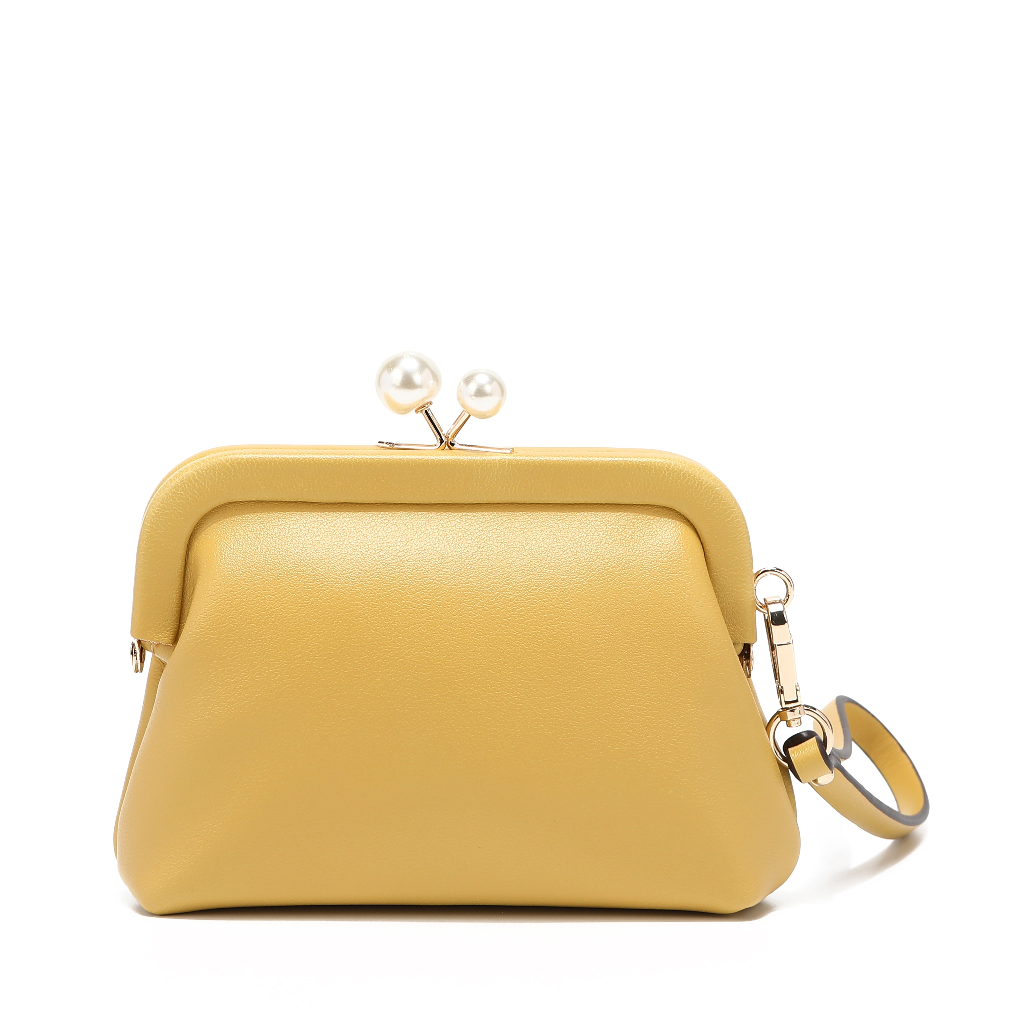 PORTE-MONNAIE CHELSEA PERLE (JAUNE)
