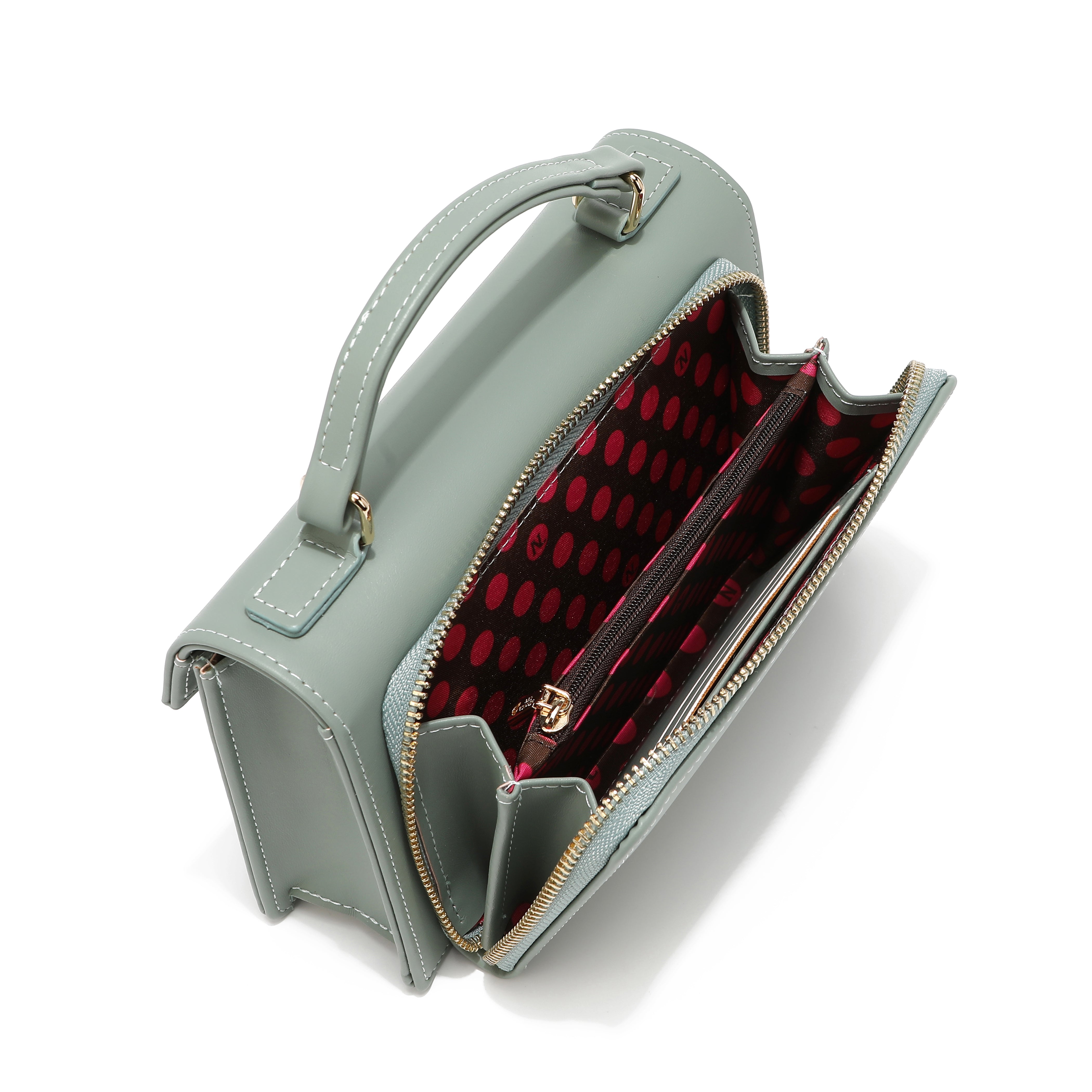 REMI GRAY CROSSBODY WALLET