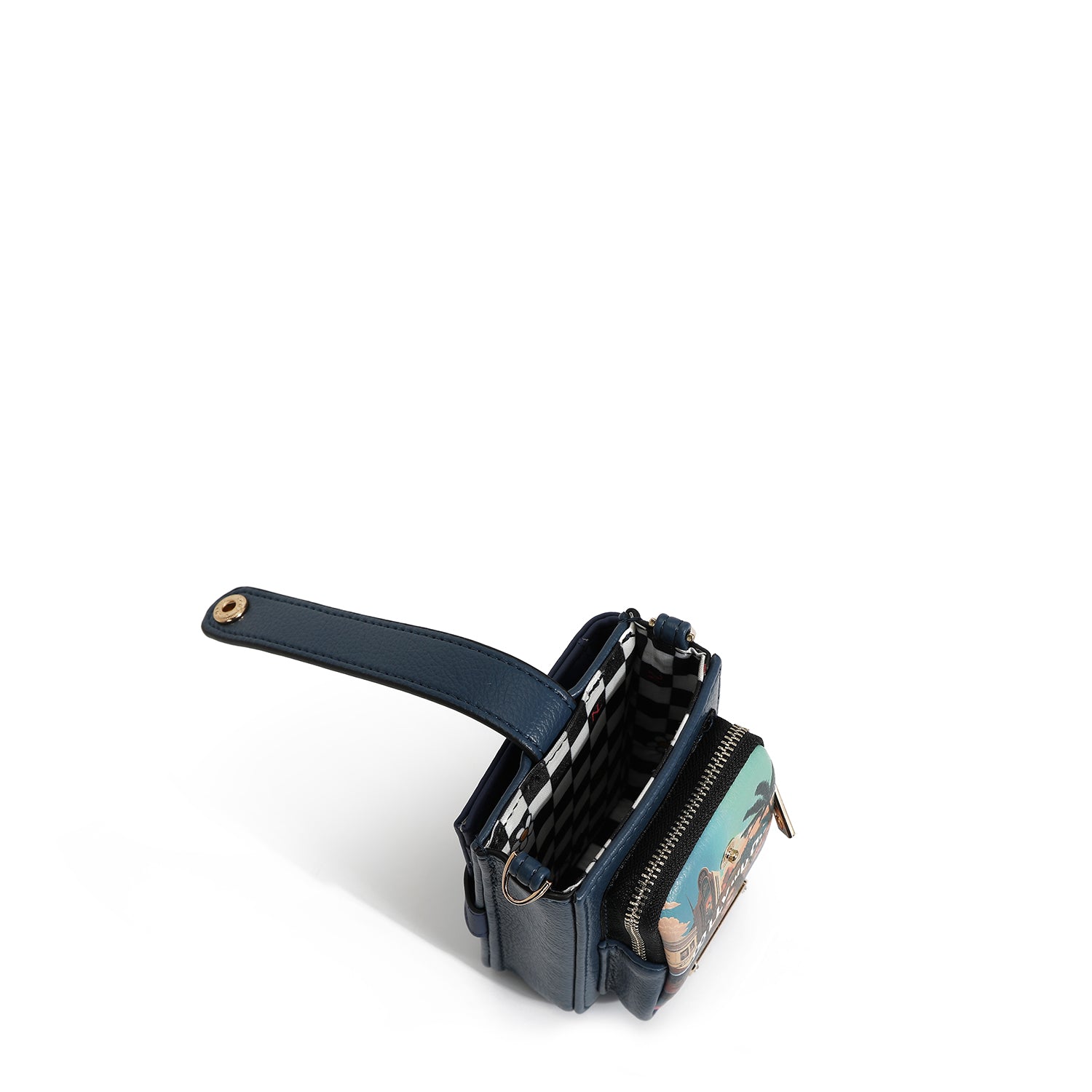 ÉTUI DE TÉLÉPHONE BANDOULIÈRE AVEC SANGLE (<tc><tc>Hollywood Drive</tc></tc>)