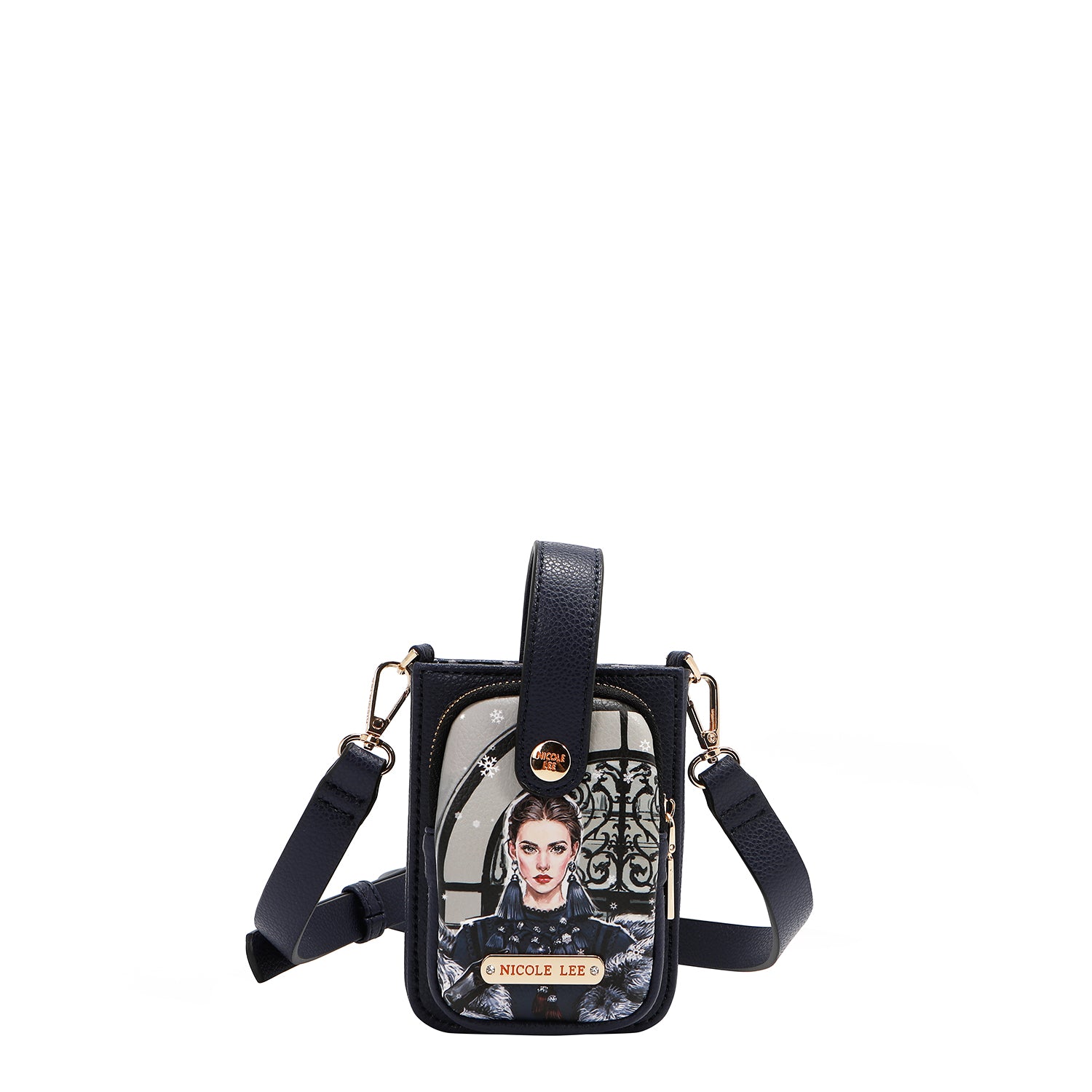 CROSSBODY PHONE CASE WITH STRAP (<tc>MODA SNOWFLAKE</tc>)