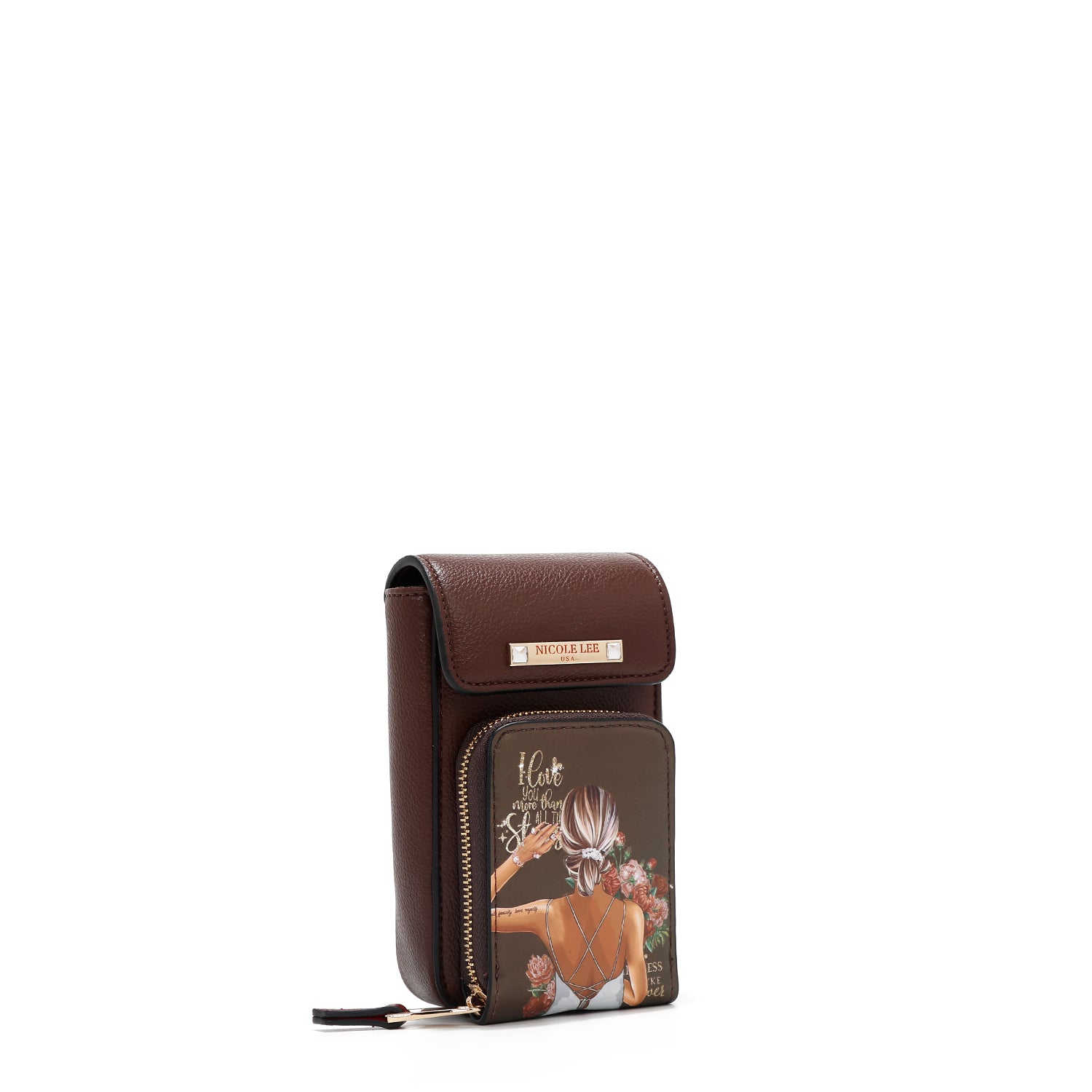 ETUI DE TÉLÉPHONE BANDOULIÈRE AVEC RABAT (<tc>BLIND DATE</tc>)