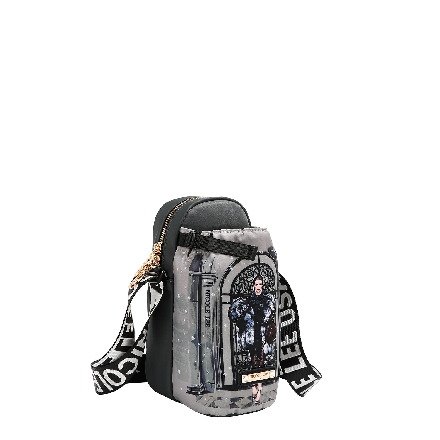 BANDOLERA CON PORTABOTELLA (MODA SNOWFLAKE)