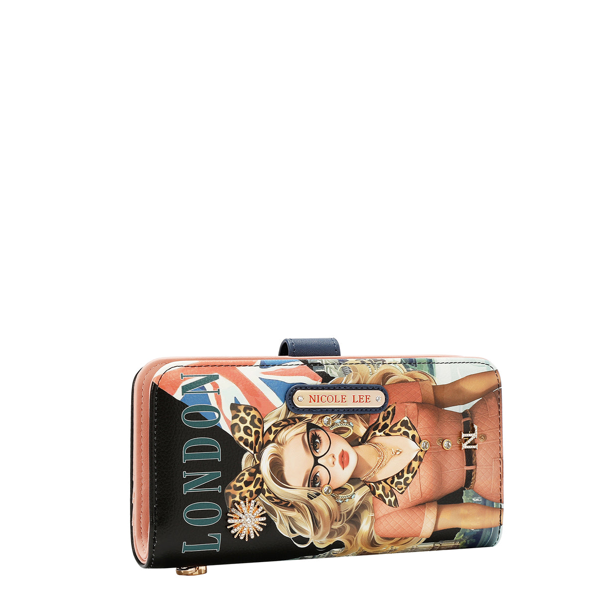 CARTERA IMPRESA FASHION (LONDON EYE - NEGRO)