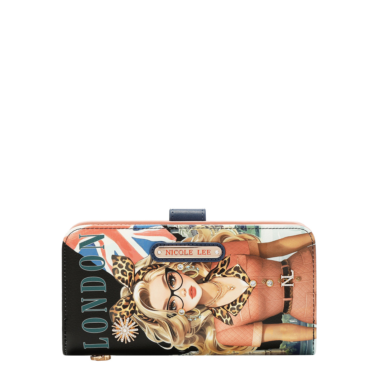 CARTERA IMPRESA FASHION (LONDON EYE - NEGRO)