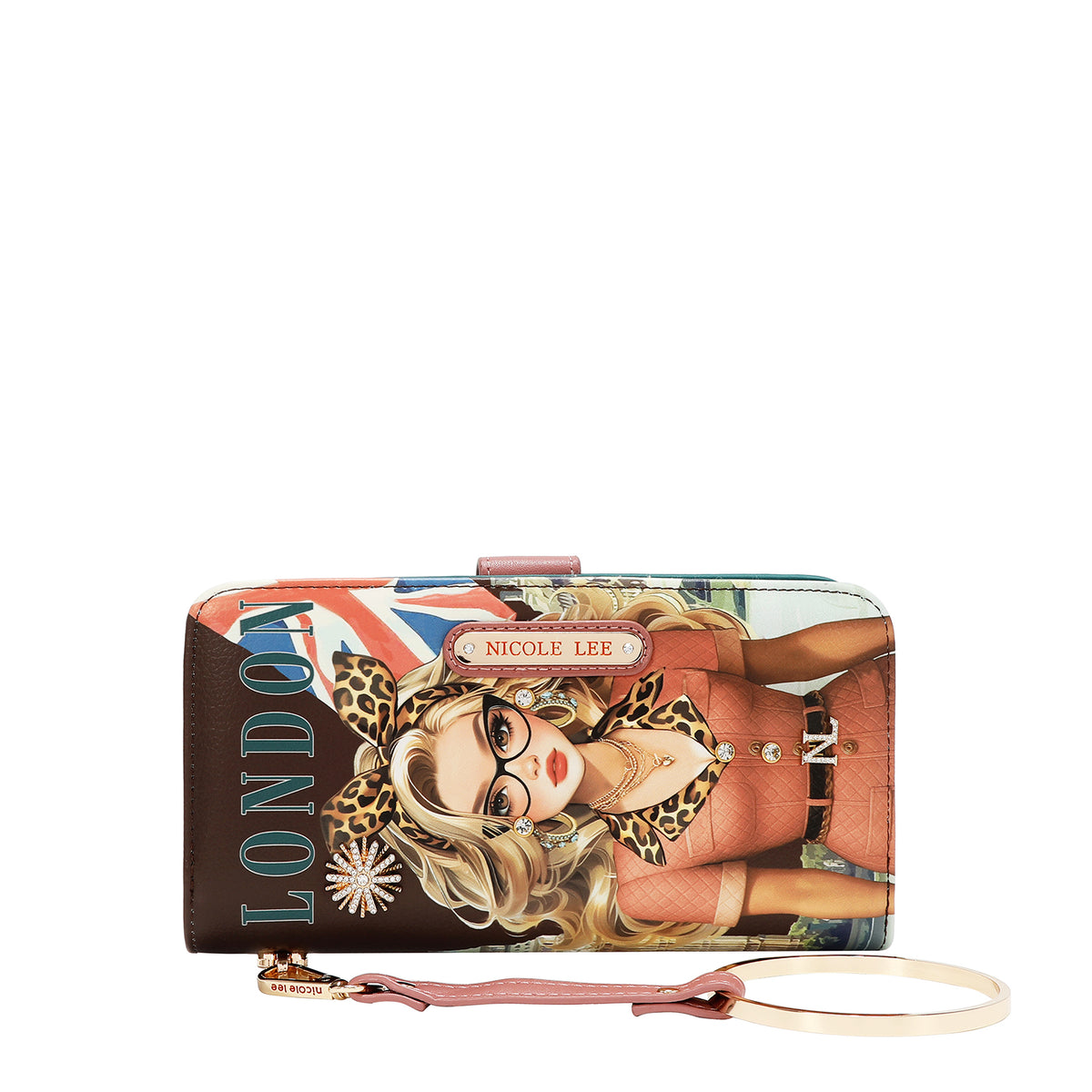 CARTERA IMPRESA FASHION (LONDON EYE - MARRON)