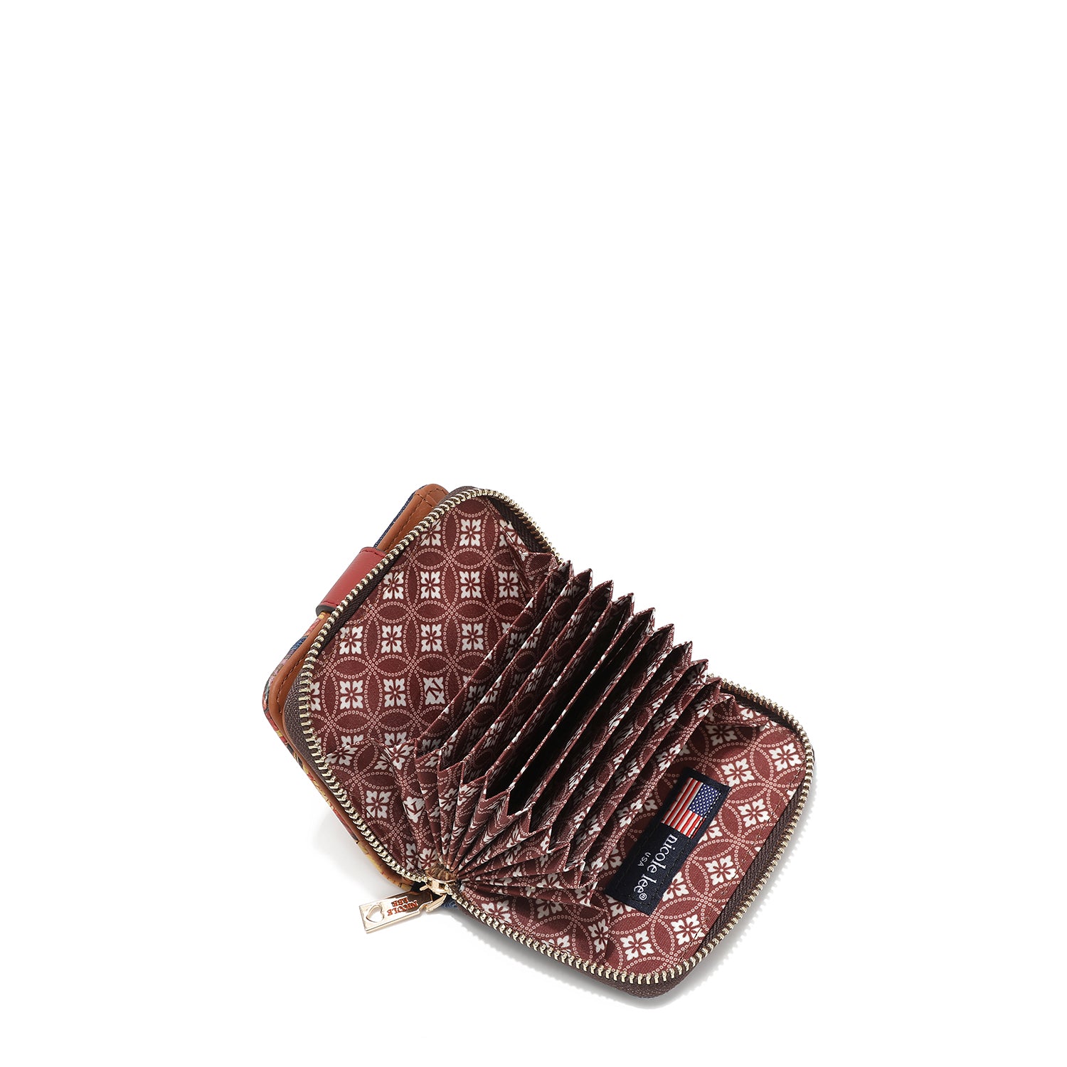 PORTEFEUILLE PLIABLE EN FORME DE CŒUR EN DENIM (<tc>AKIKO LA BELLEZA</tc>)