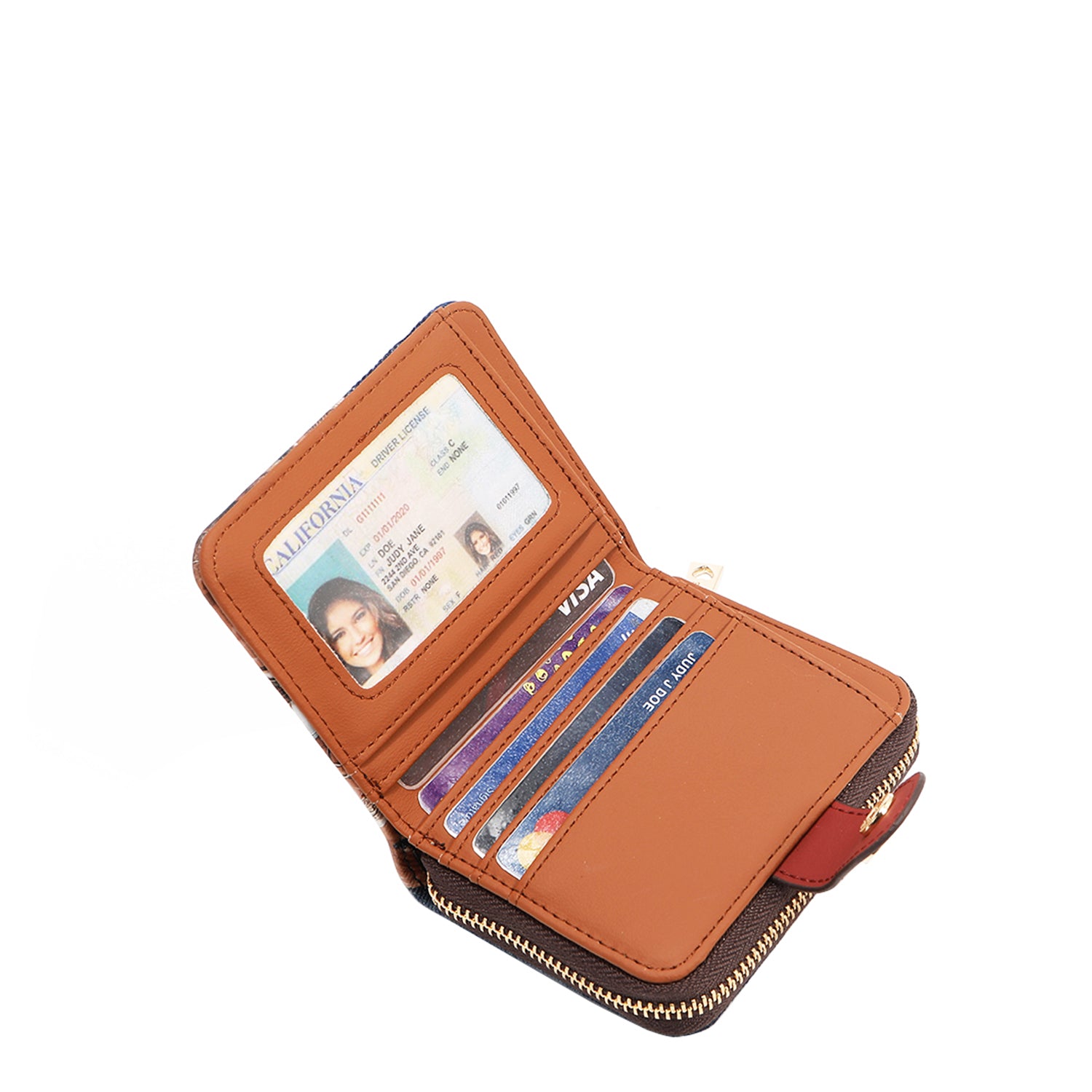 CARTERA PLEGABLE CORAZÓN DE DENIM (SOFIA MONTANA)