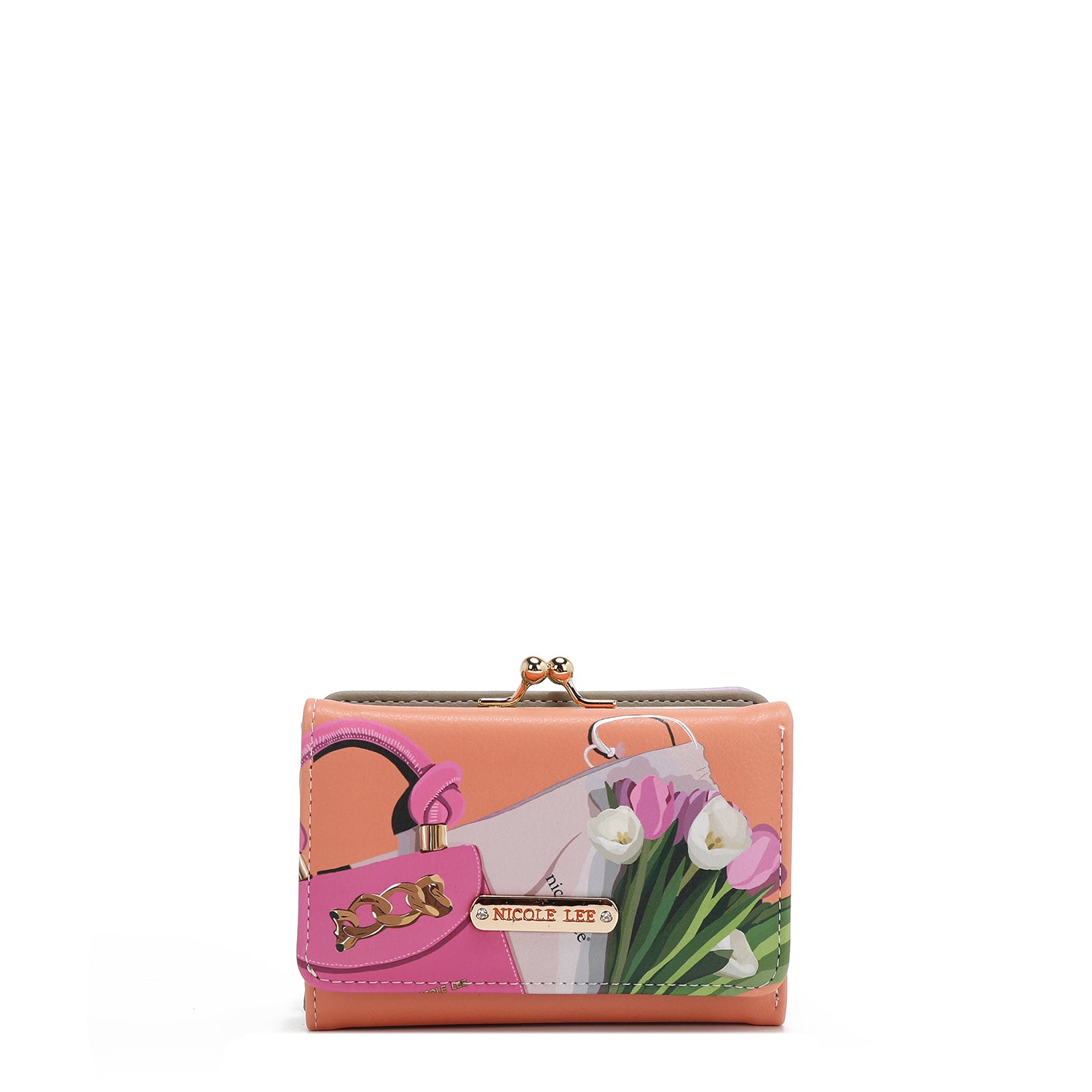 CARTERA TRIFOLD AGUSTINA (VIOLET BLOSSOM)
